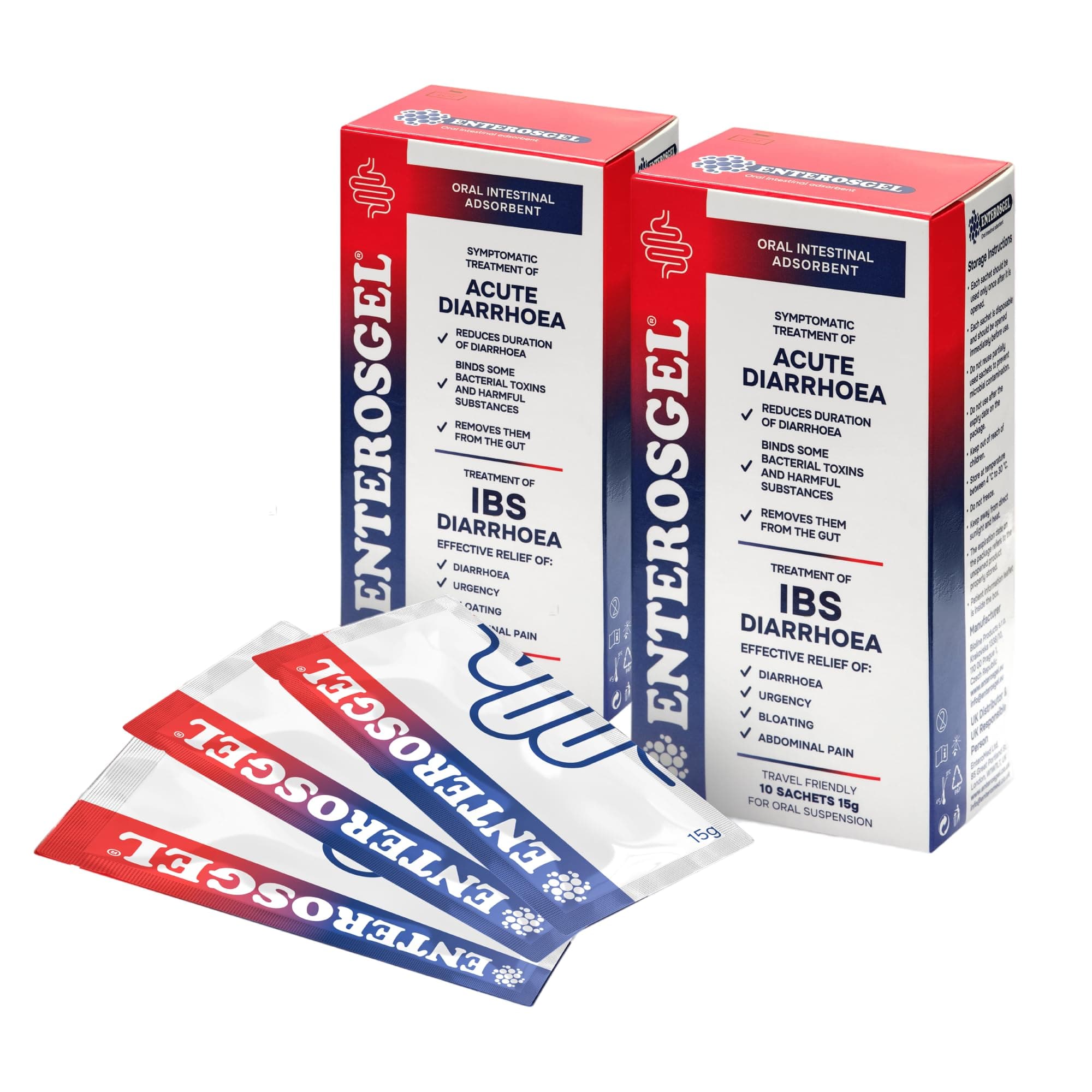 ENTEROSGEL Sachets 10 x 15g-2 Pack