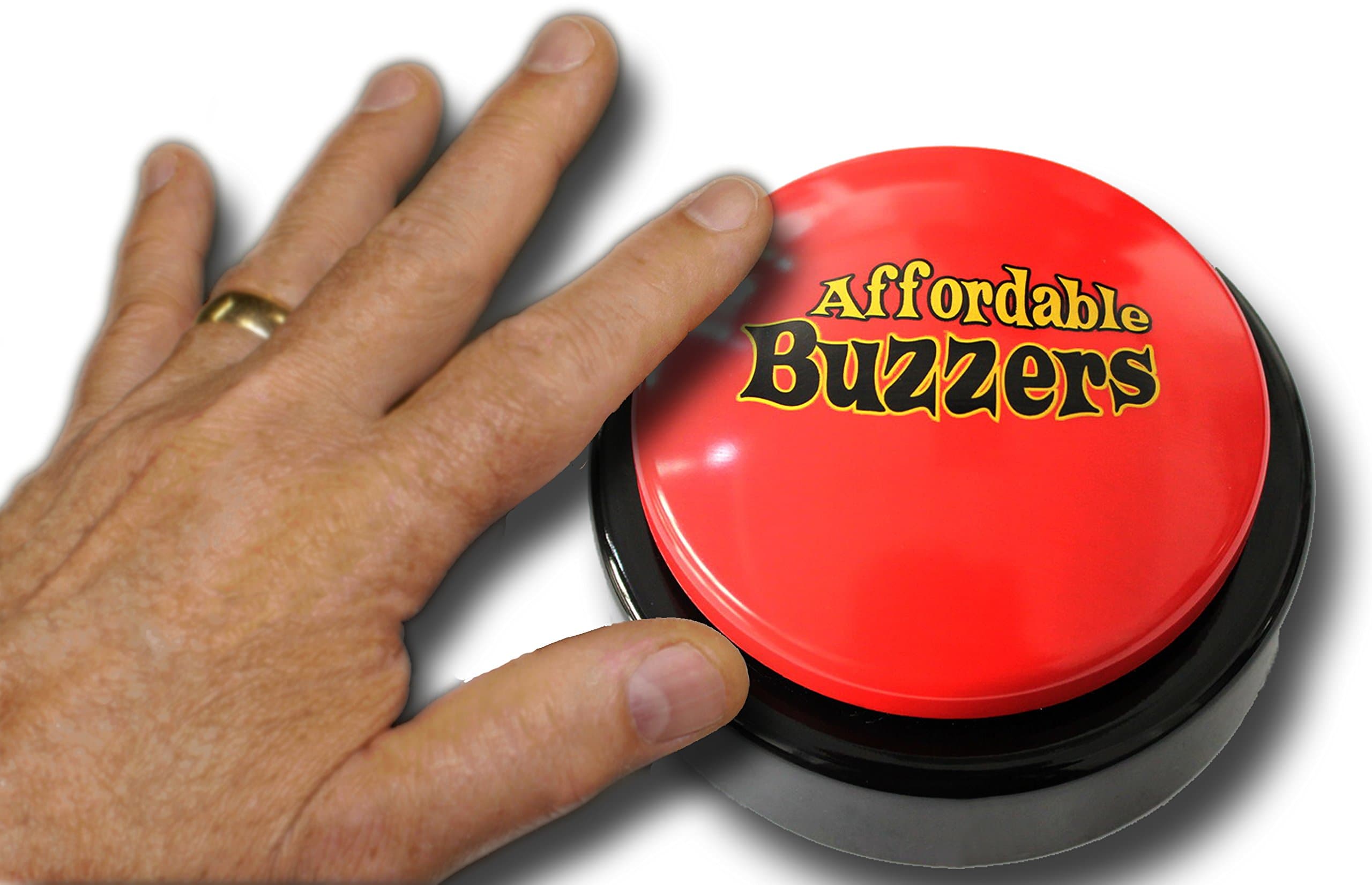 10-Player Tabletop Quiz Game Buzzer System with 10ft Cables for Windows or MAC