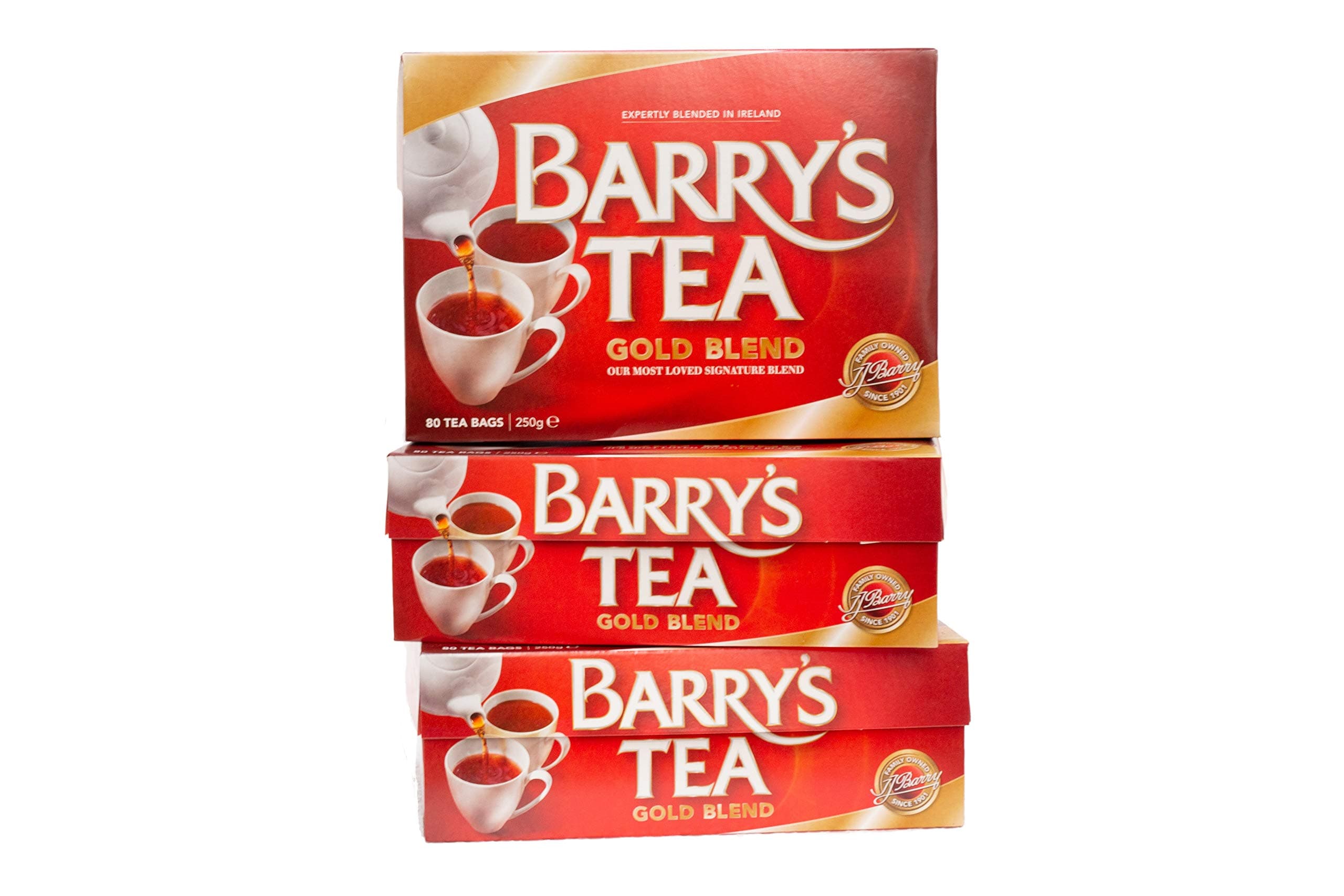 Gold Blend 80ct 3-Pack (240 Teabags), Direct from Barry's Tea in Ireland