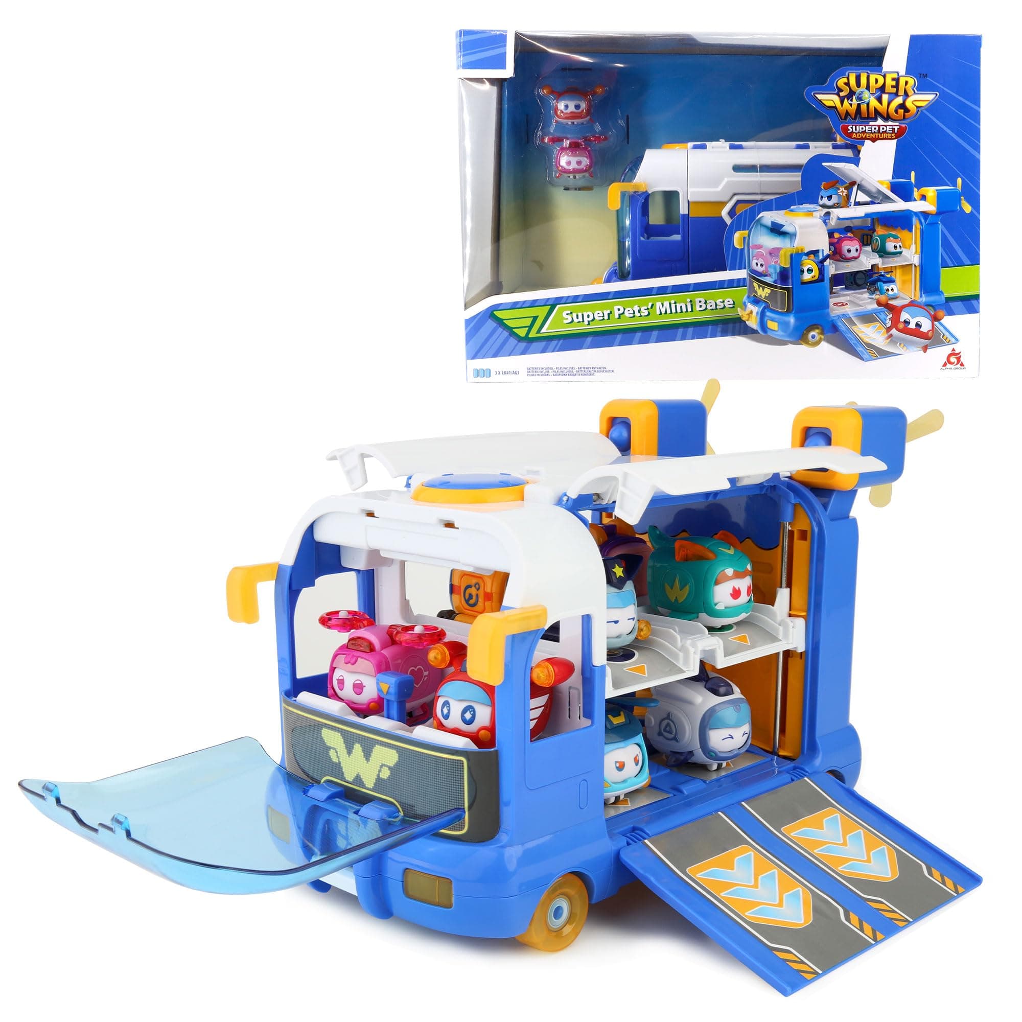 Super Wings EU770880 2-in-1 Super Pets Mini Base