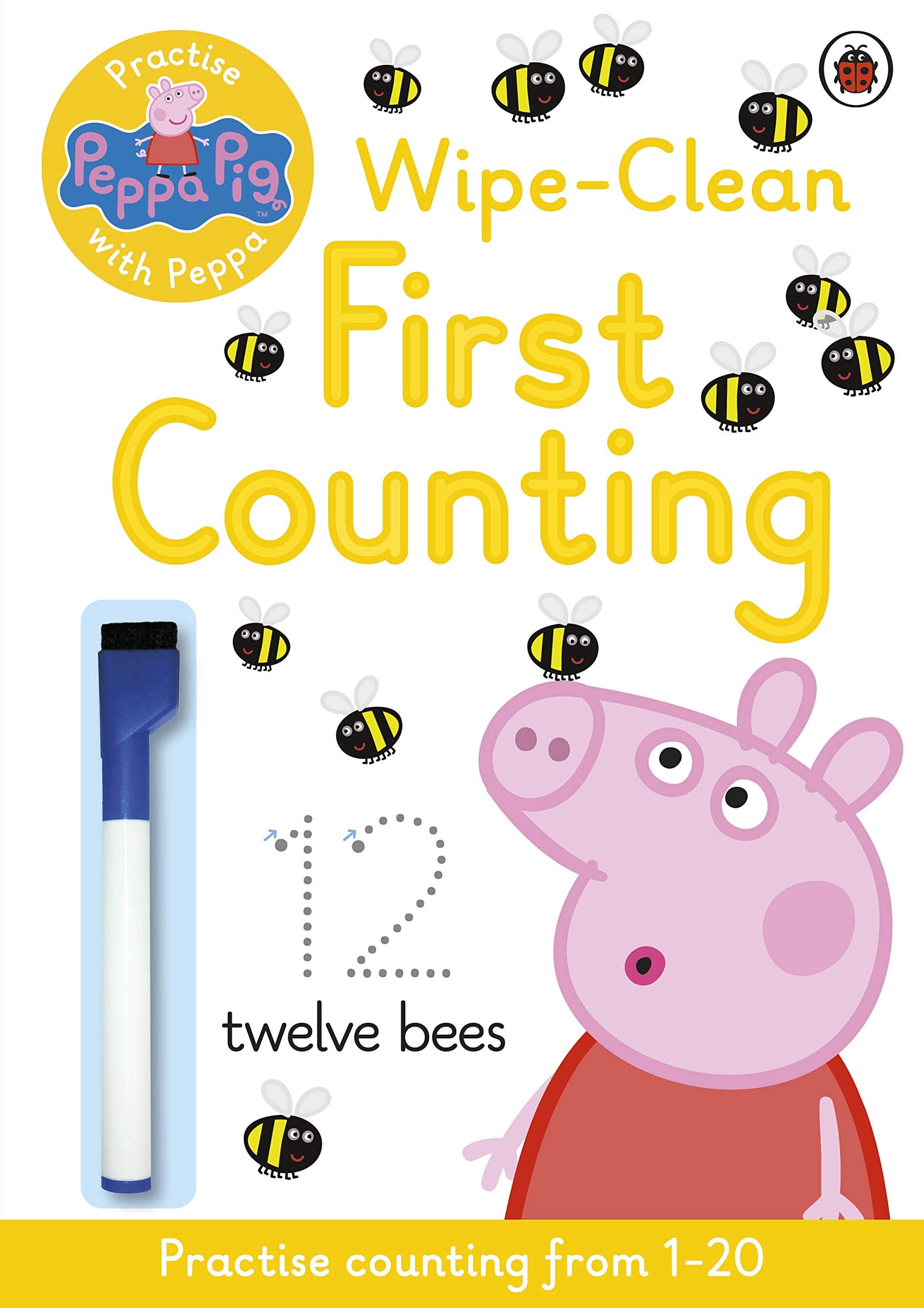 Peppa Pig: Practise with Peppa: Wipe-Clean First Counting Paperback – July 2, 2015