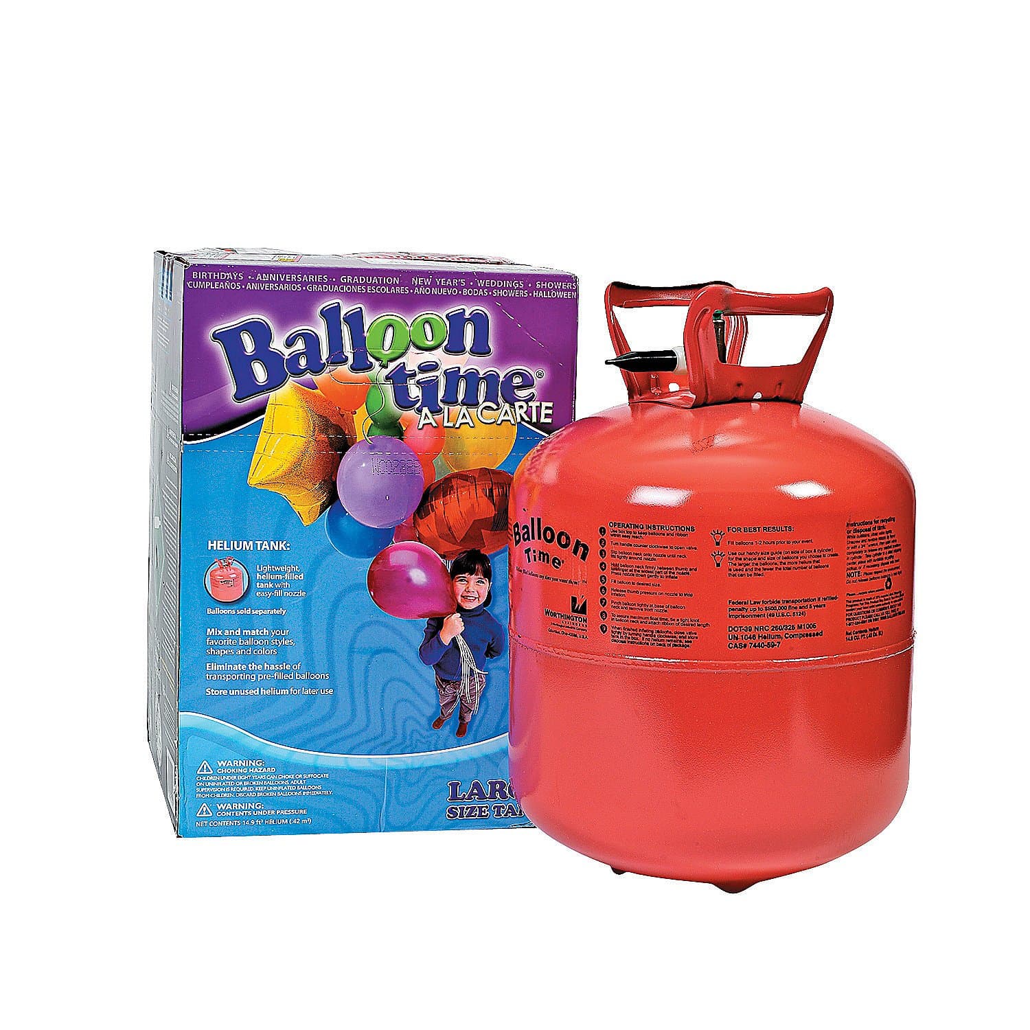Large Helium Tank