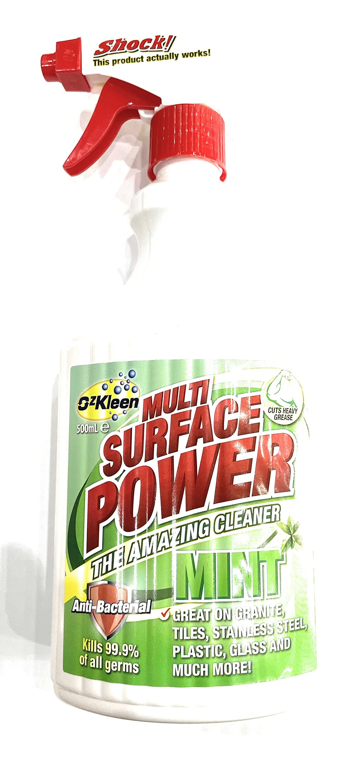 Ozkleen Mint Kleen Environmentally-Friendly All-Purpose Cleaner 500ml Pack x 2