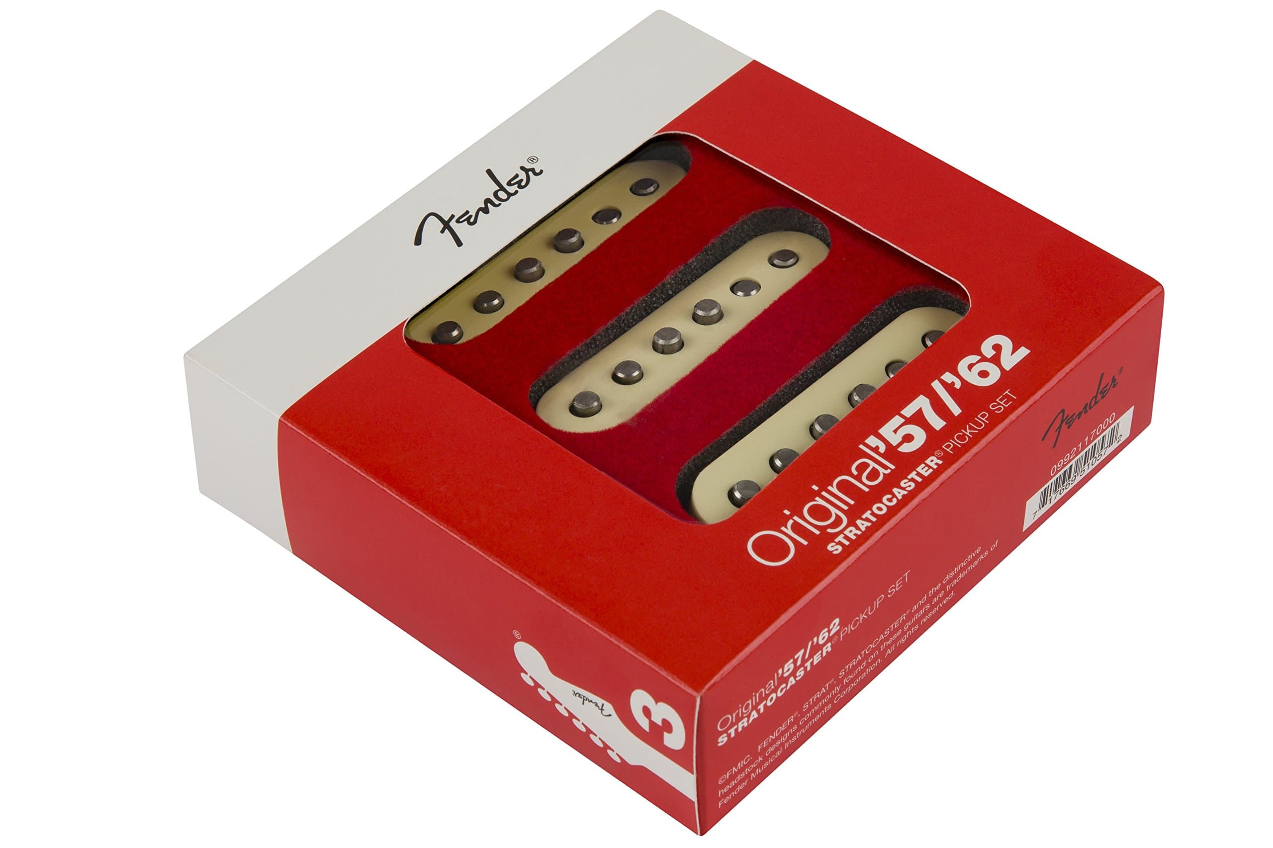 Fender Pure Vintage '57/'62 Stratocaster Pickup Set, Aged White