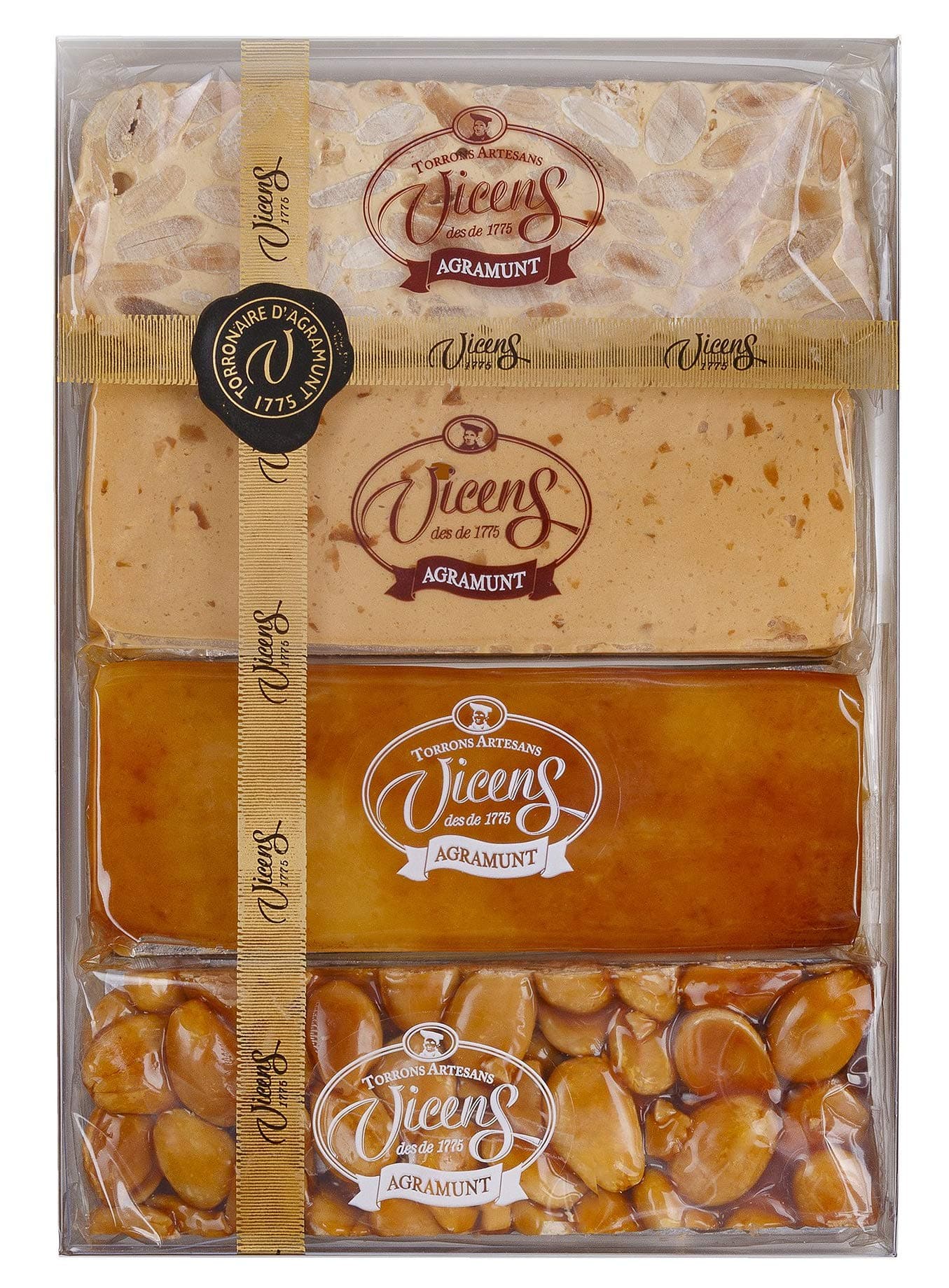 Vicens Assorted Nougat in PVC Case, 320 g