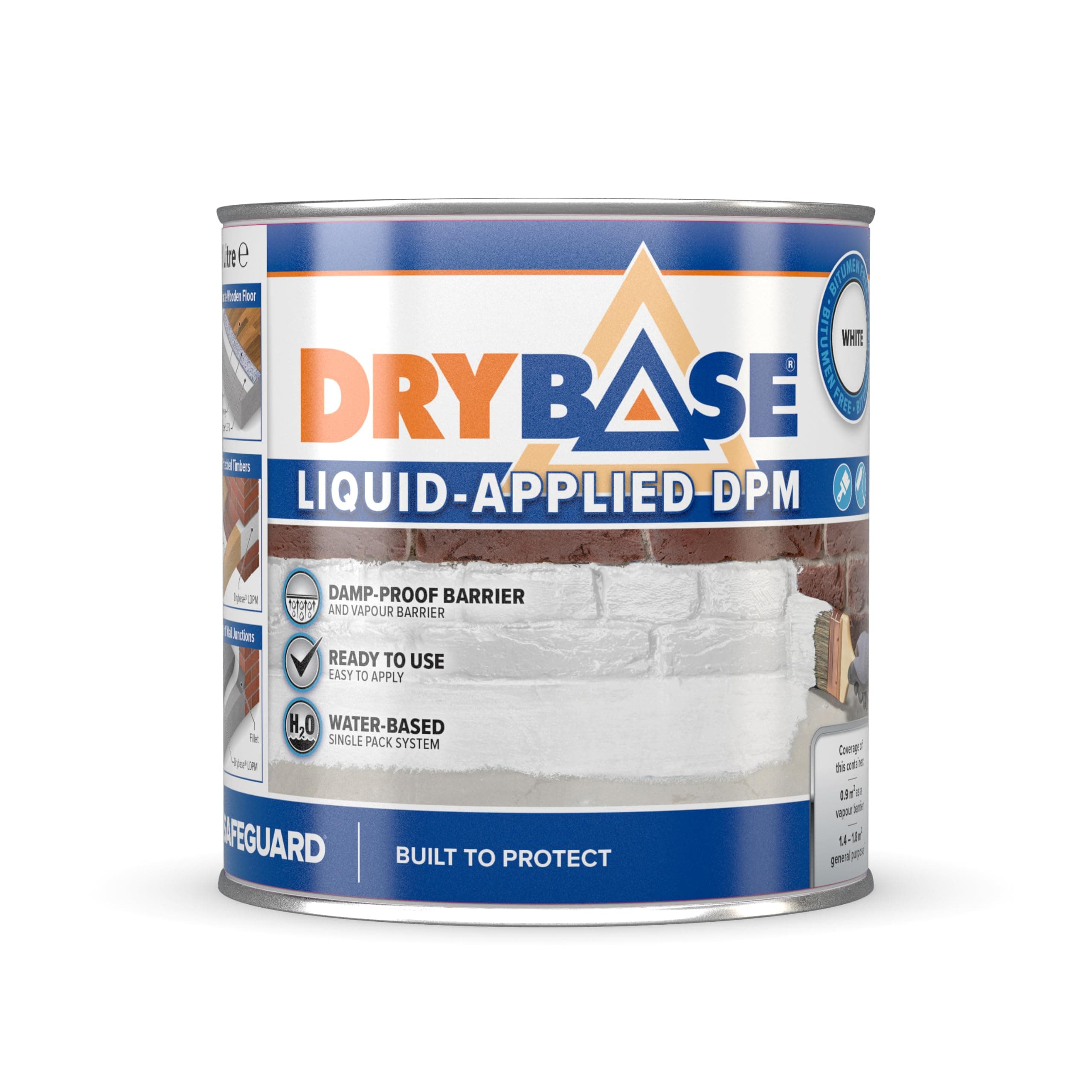 Drybase Liquid-Applied DPM White 1 l