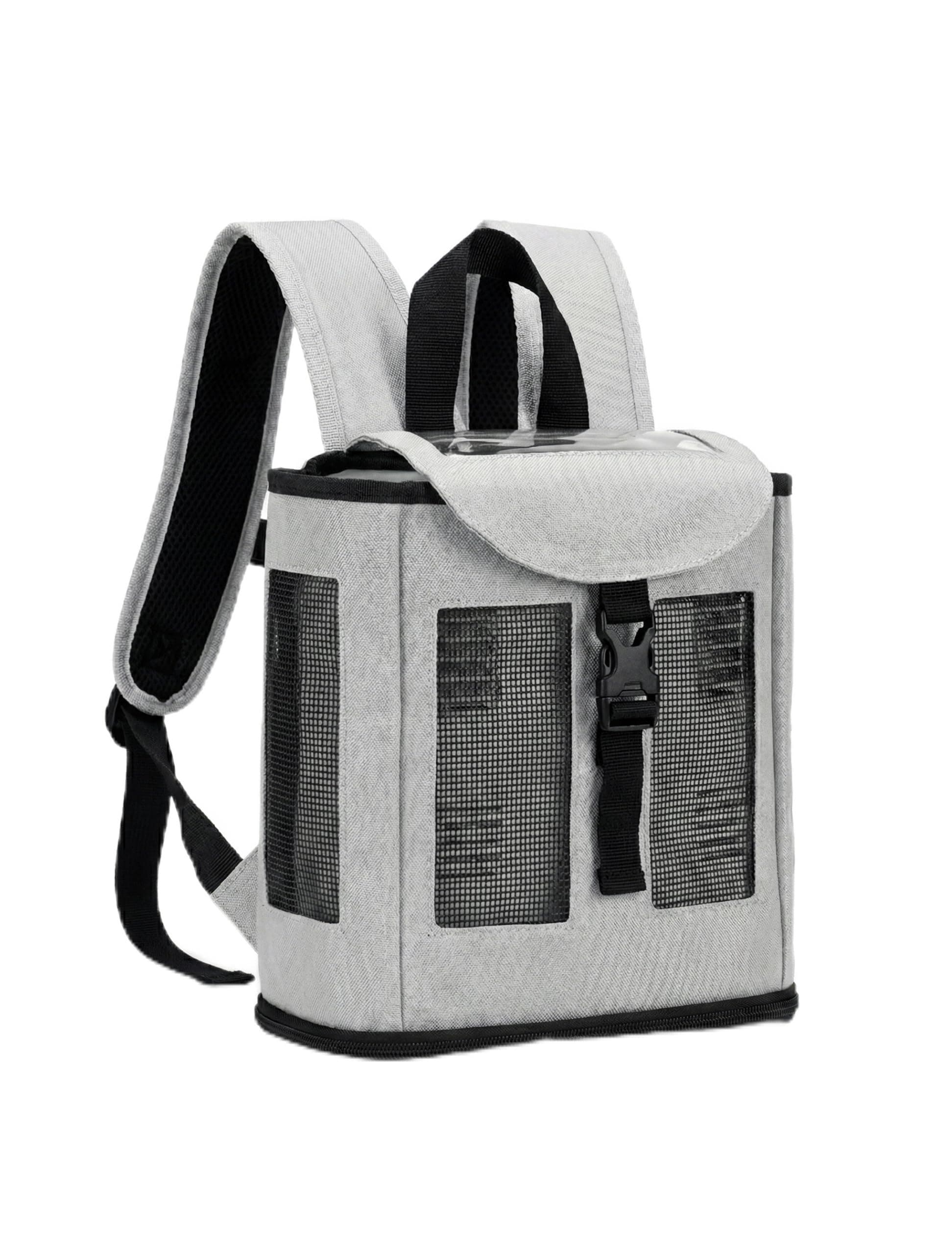 O2TOTES Ultra Lightweight Backpack For Inogen One G3 Unit (Patented Design) (gray)