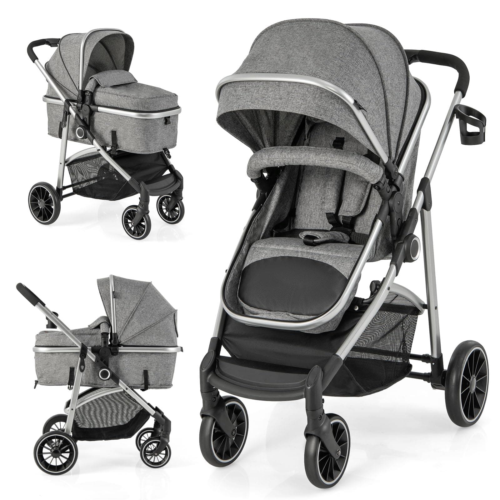 2 in 1 Convertible Baby Stroller