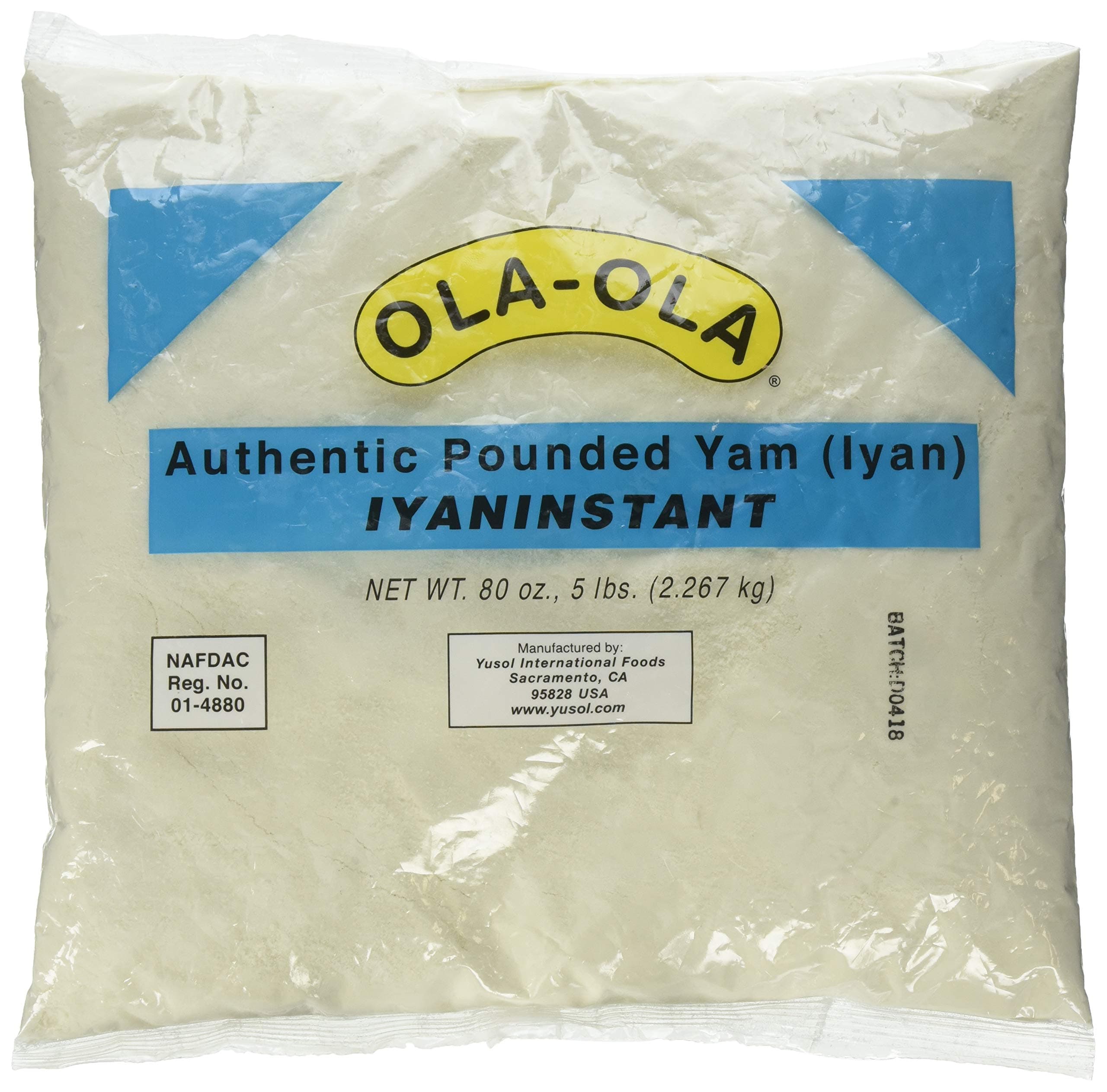 Ola Ola Pounded Yam 5 LB