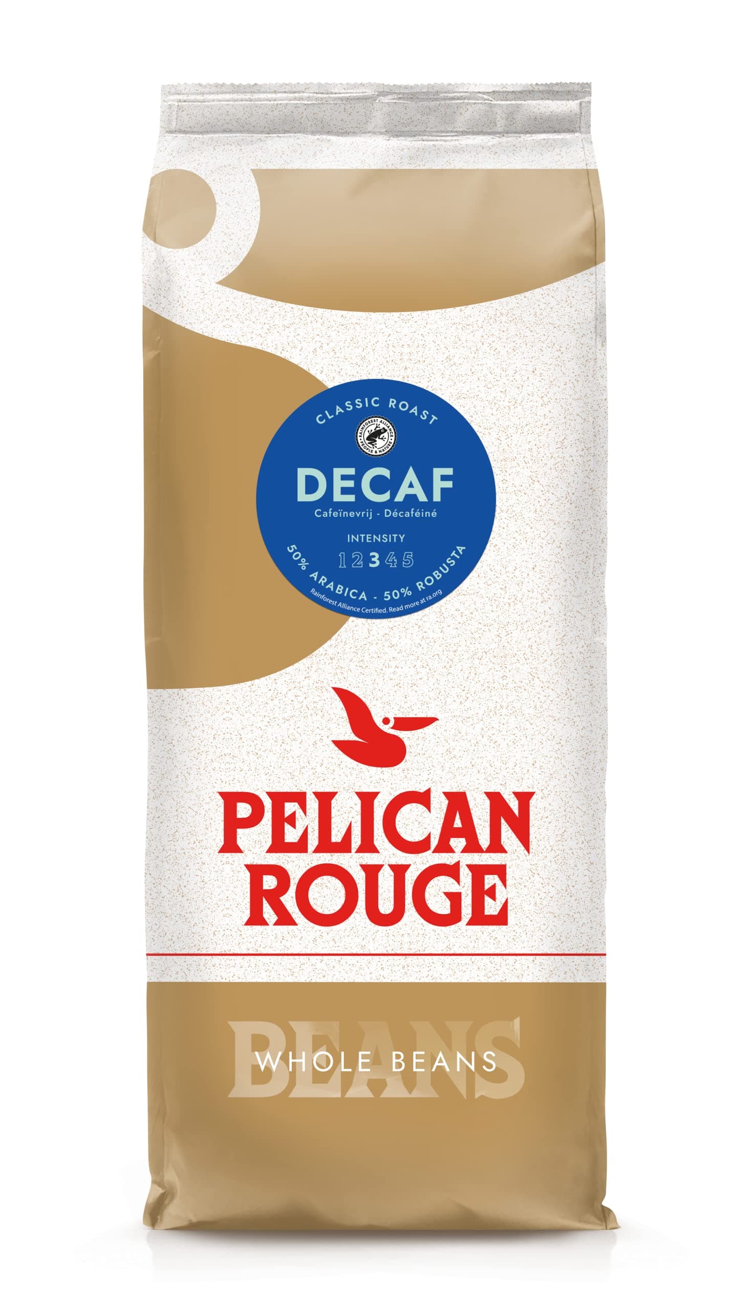 Pelican Rouge DECAF RFA Dark Roasted Coffee Beans 1kg