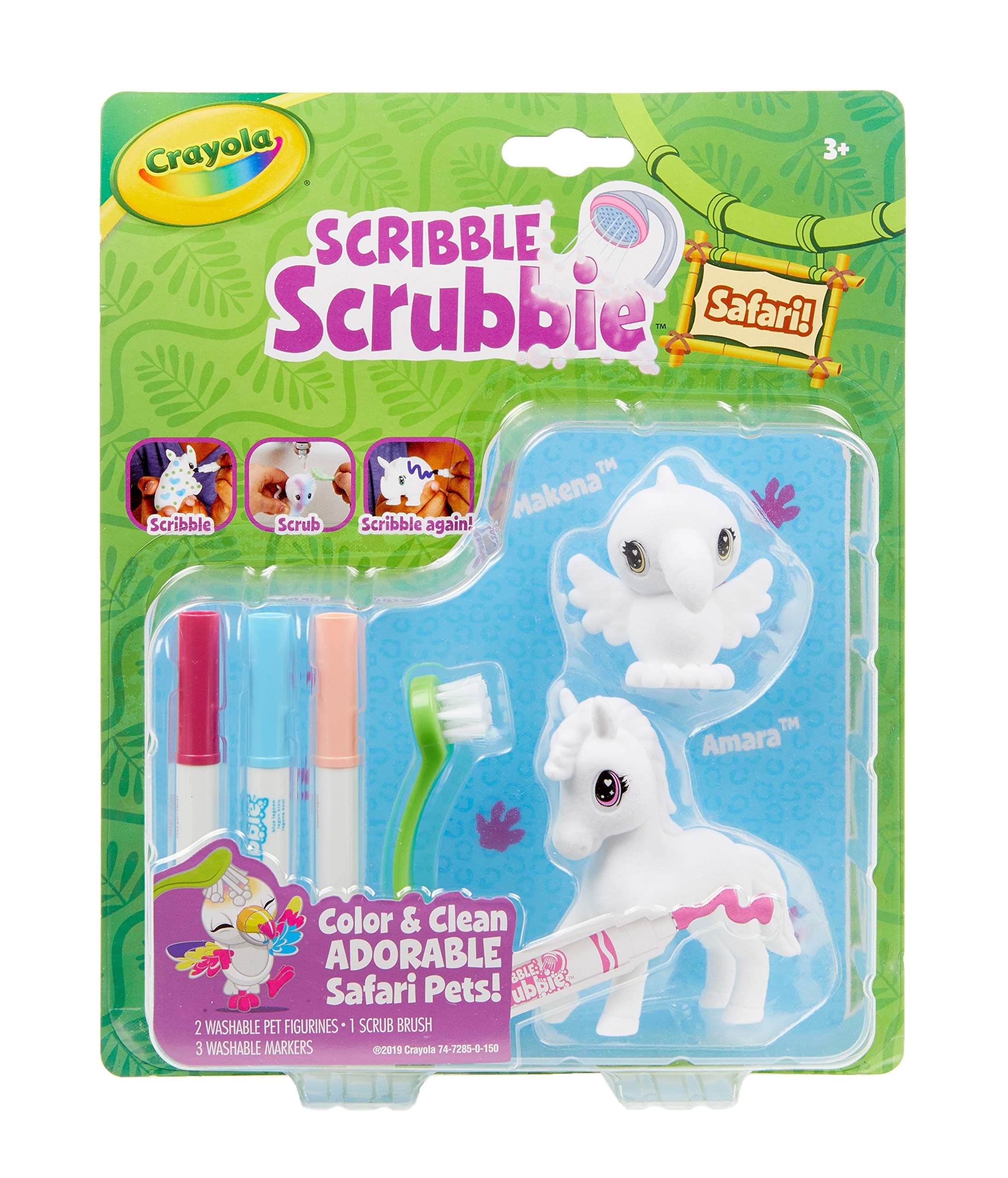 Scribble Scrubbie Safari 2Ct Model 4