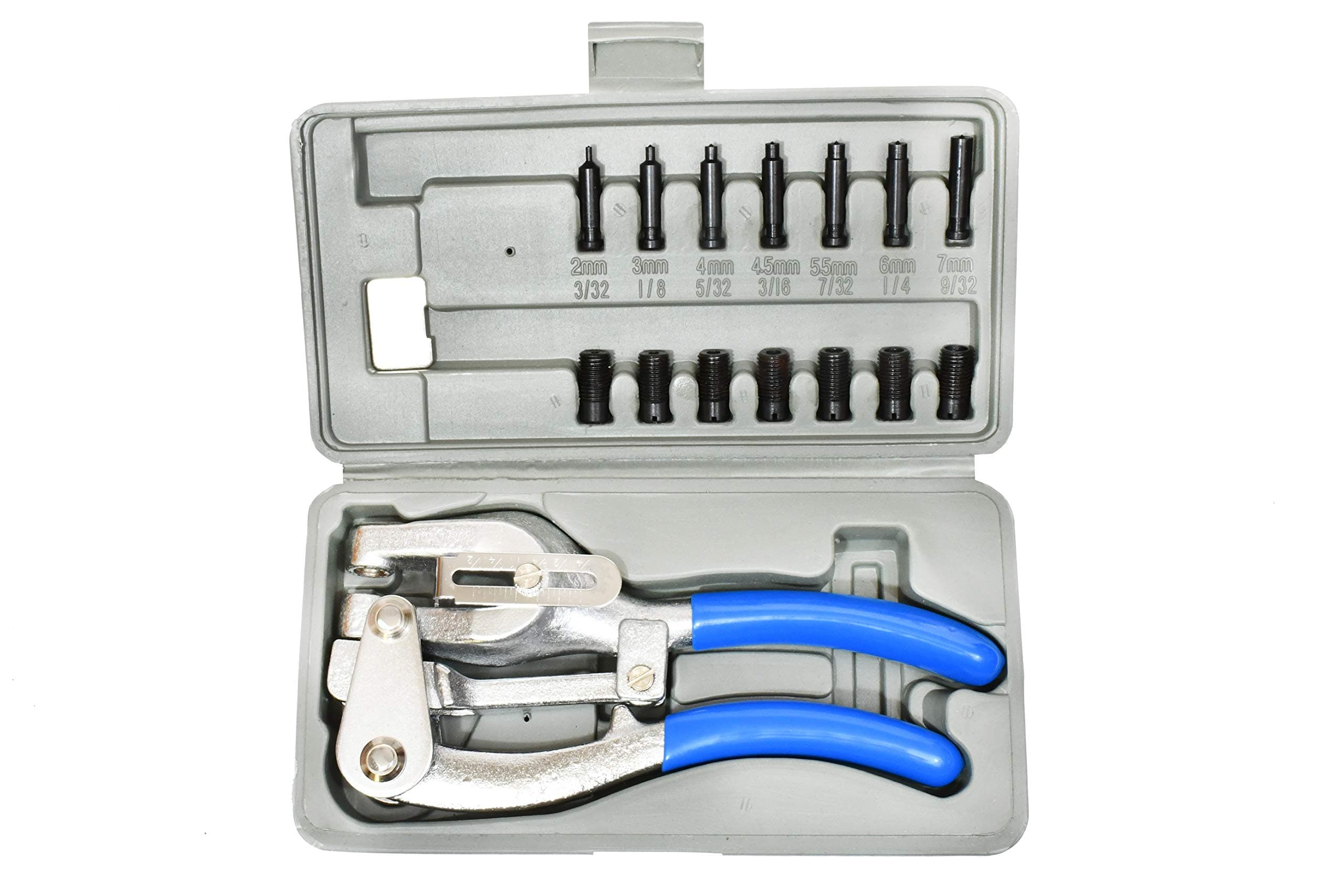 VCT Multi-Purpose Power Hole Punch Kit 7 Sizes from 3/32” to 9/32”