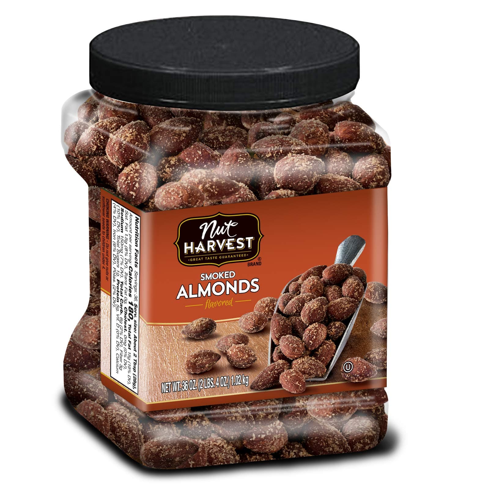 Nut HarvestAlmonds, Smoked, 36 Ounce