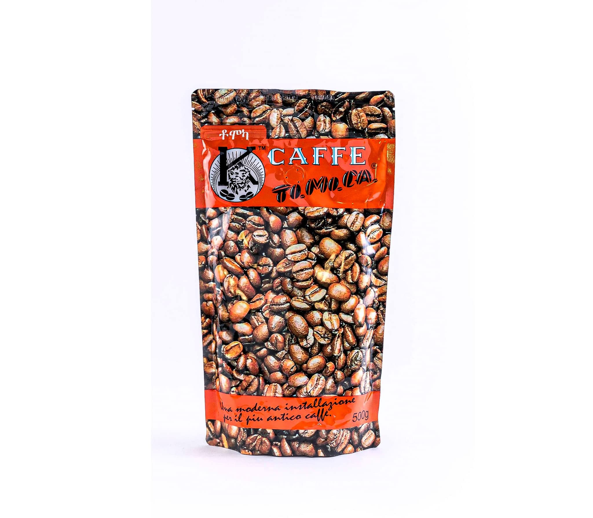 TOMOCA - Ethiopian Roasted Coffee Beans (Medium Roast - 500g)