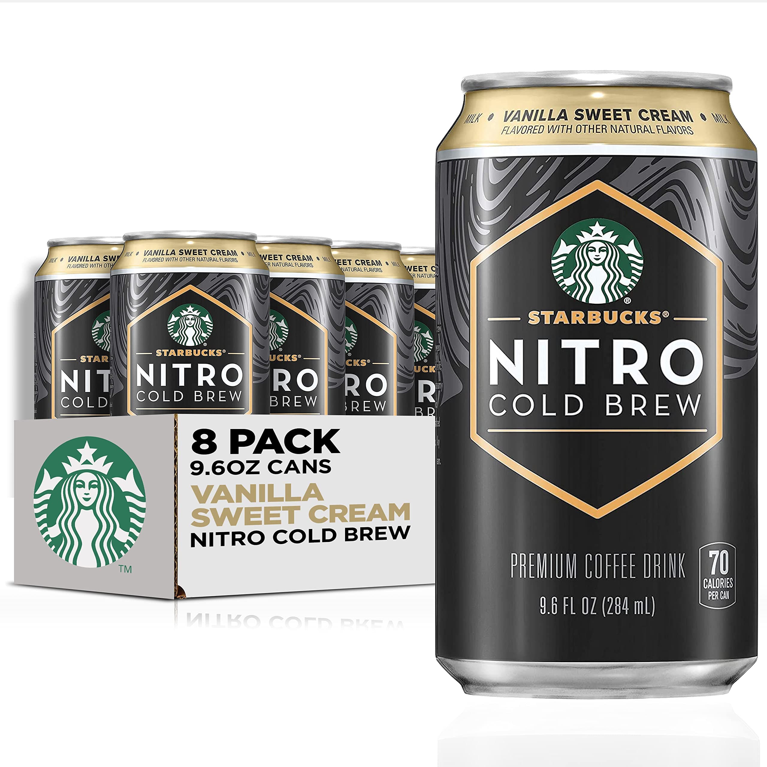 Starbucks Nitro Cold Brew, Vanilla Fig 10 Fl Oz Can (Pack of 8)
