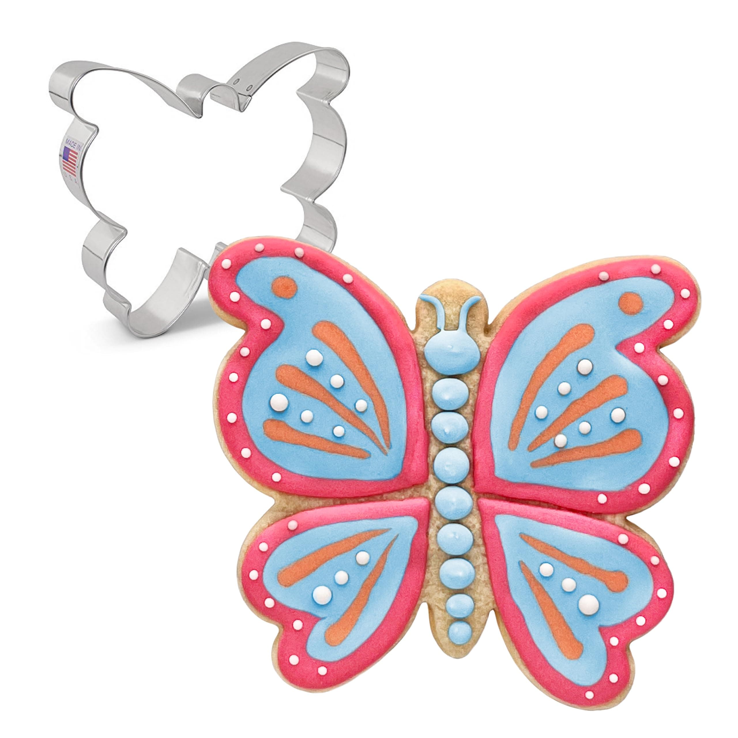 Large Butterfly/Moth Cookie Cutter 10.8 cm, Made by Ann Clark