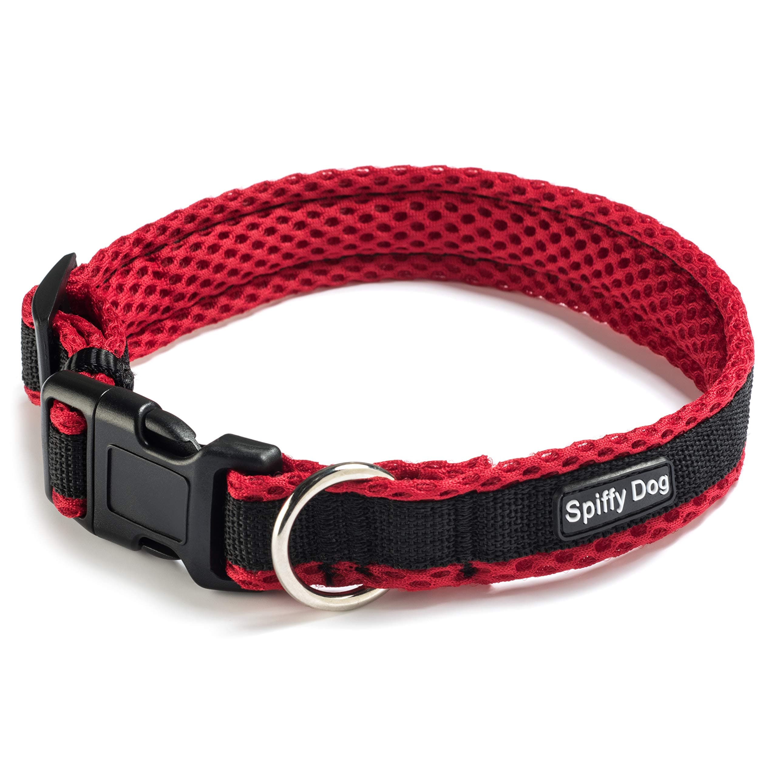 Air Collar Black on Red Large