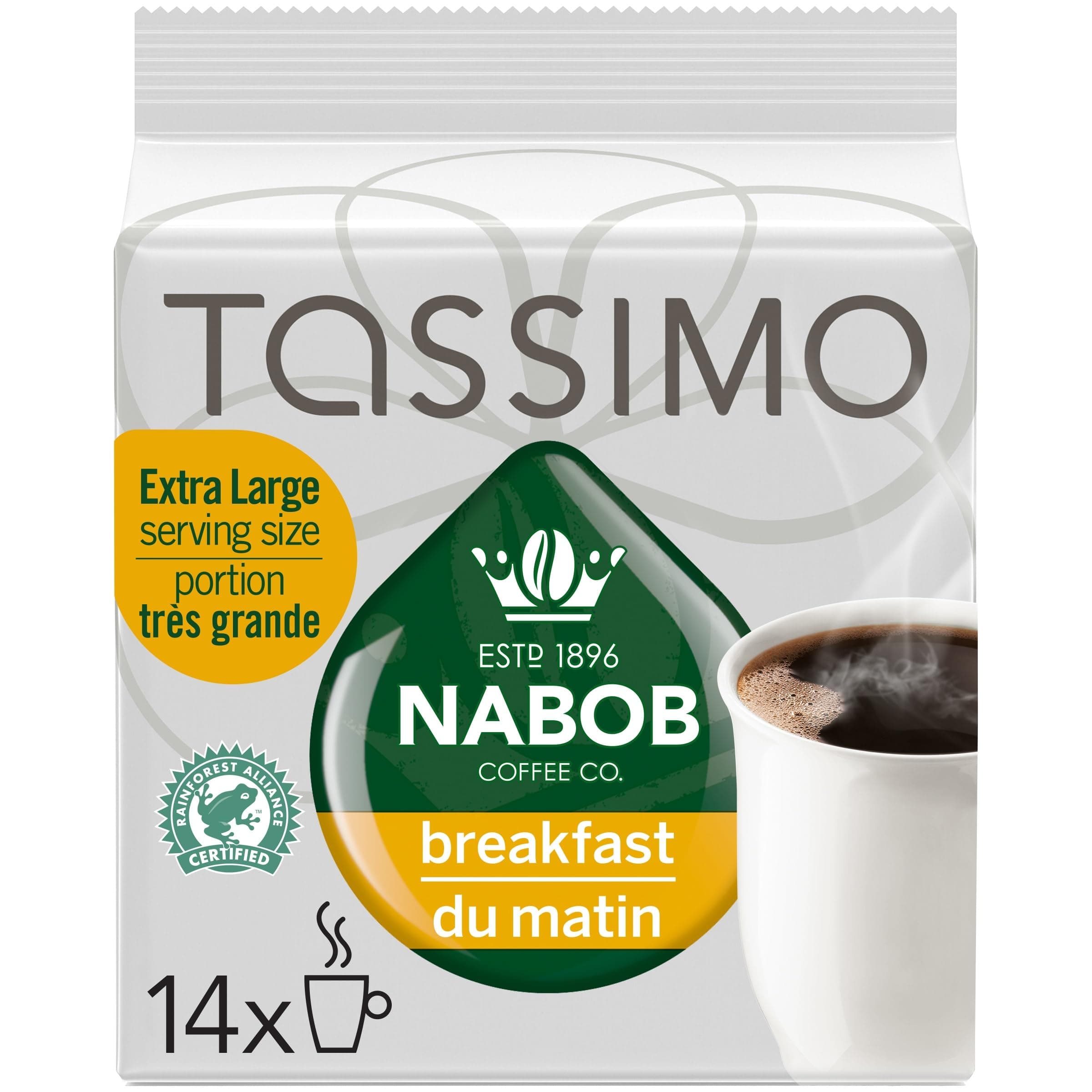 Nabob 14 T Discs - Breakfast Blend - extra large size (123g / 130ml)