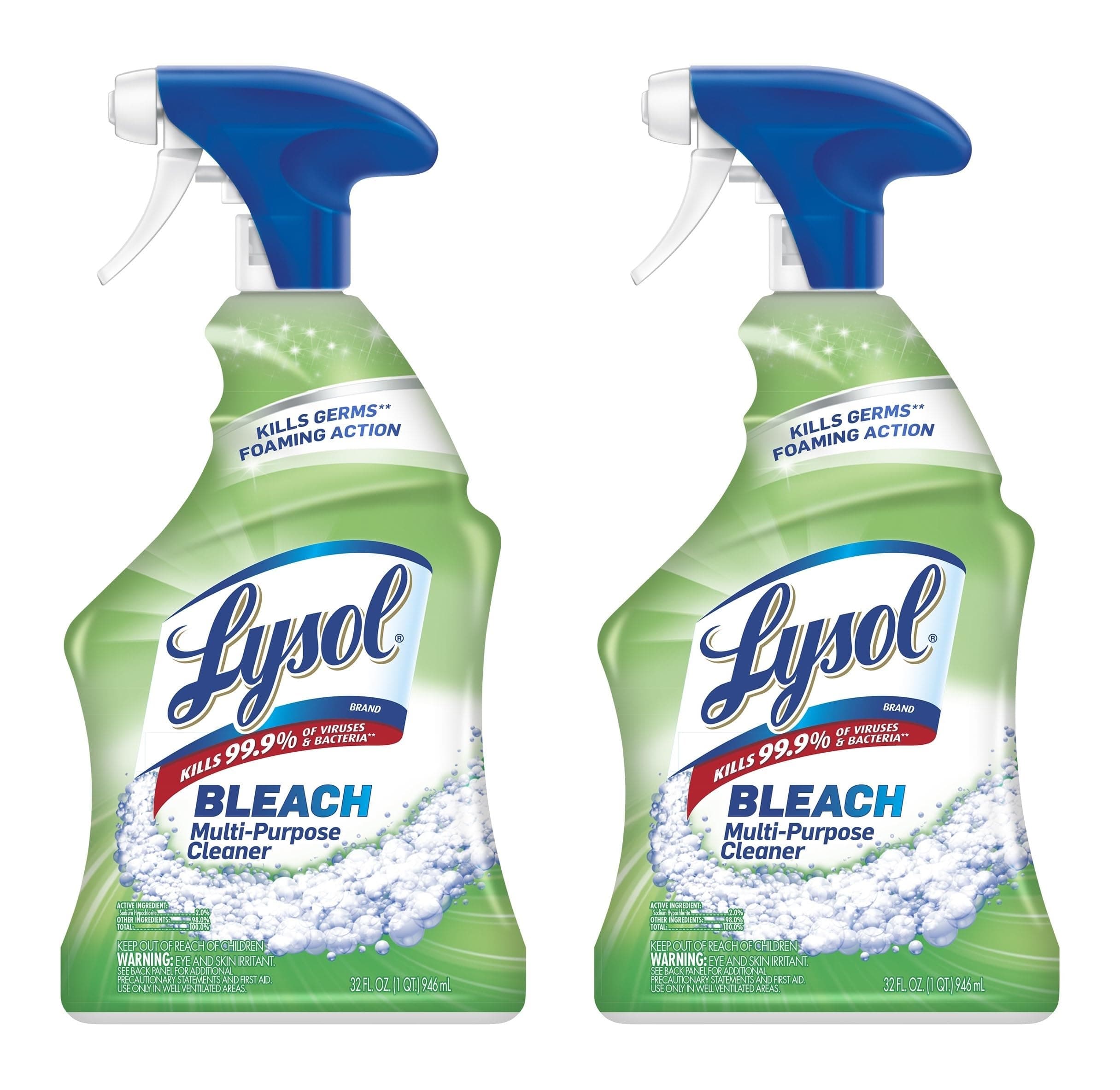 All Purpose Cleaner with Bleach, 32 Ounce (Pack of 2)
