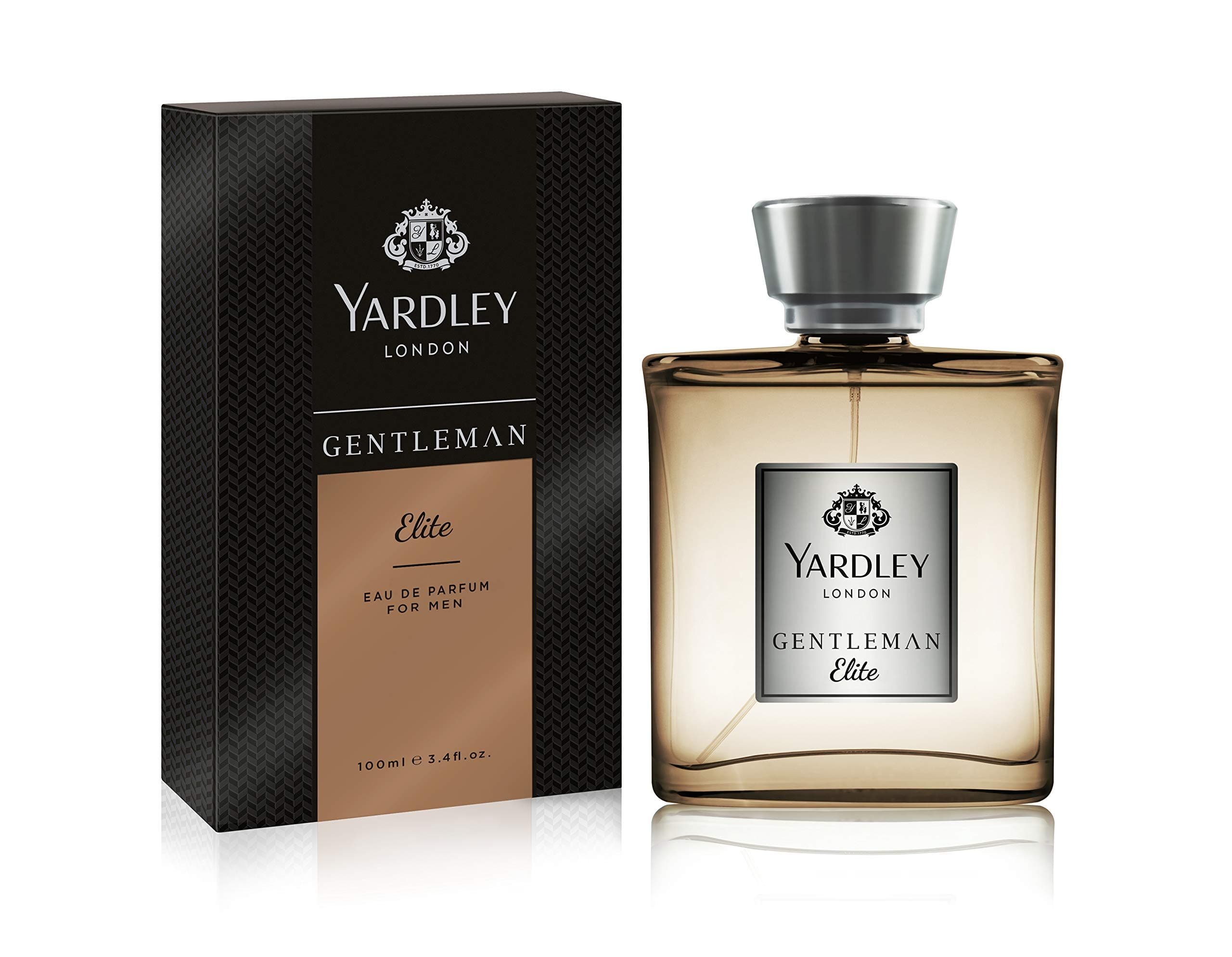 Yardley of London Gentleman Eau de Toilette Spray, Elite, 3.4 Ounce