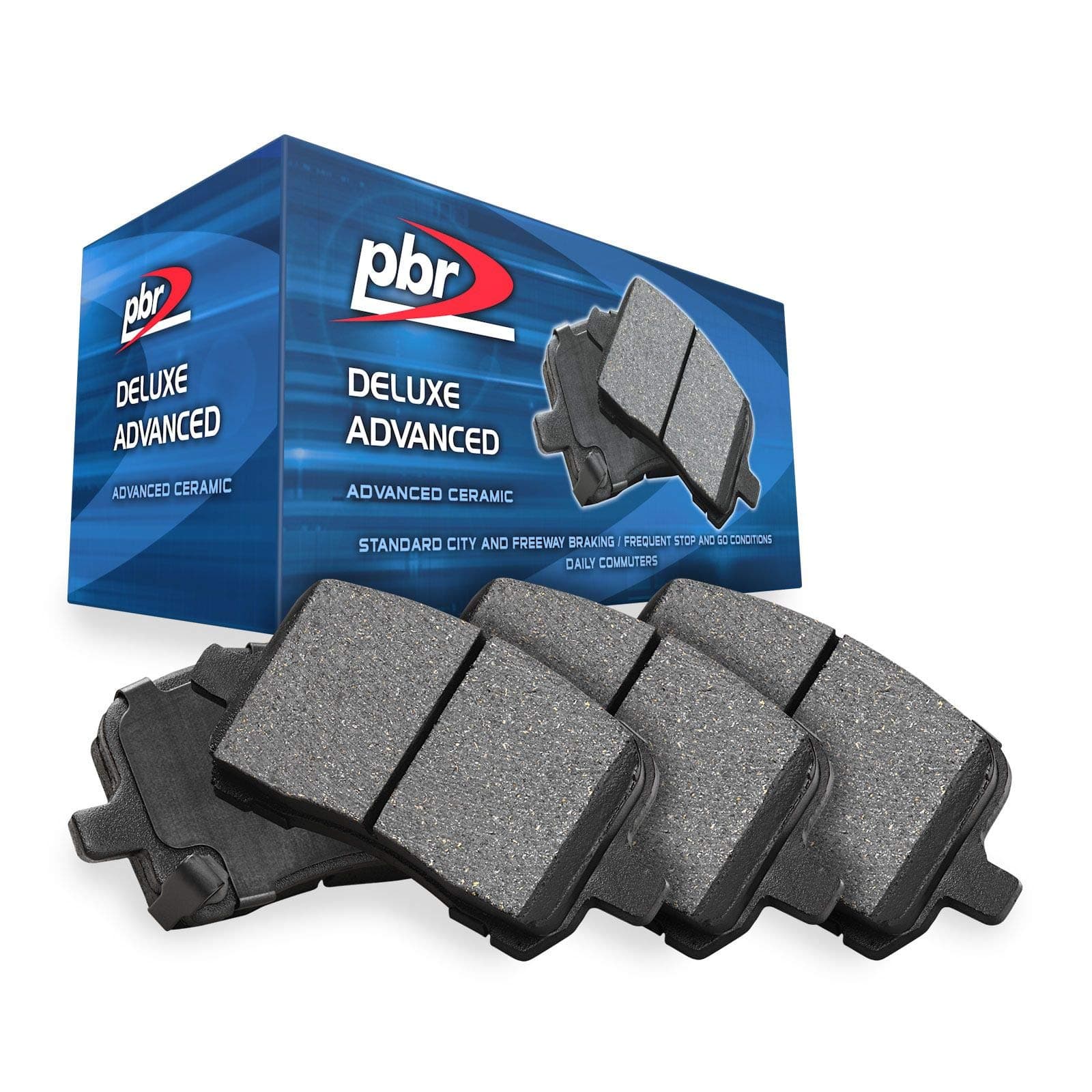 Front PBR-AXXIS Deluxe Advanced Brake Pads -Ceramic Brake Compound 3551-1543-00