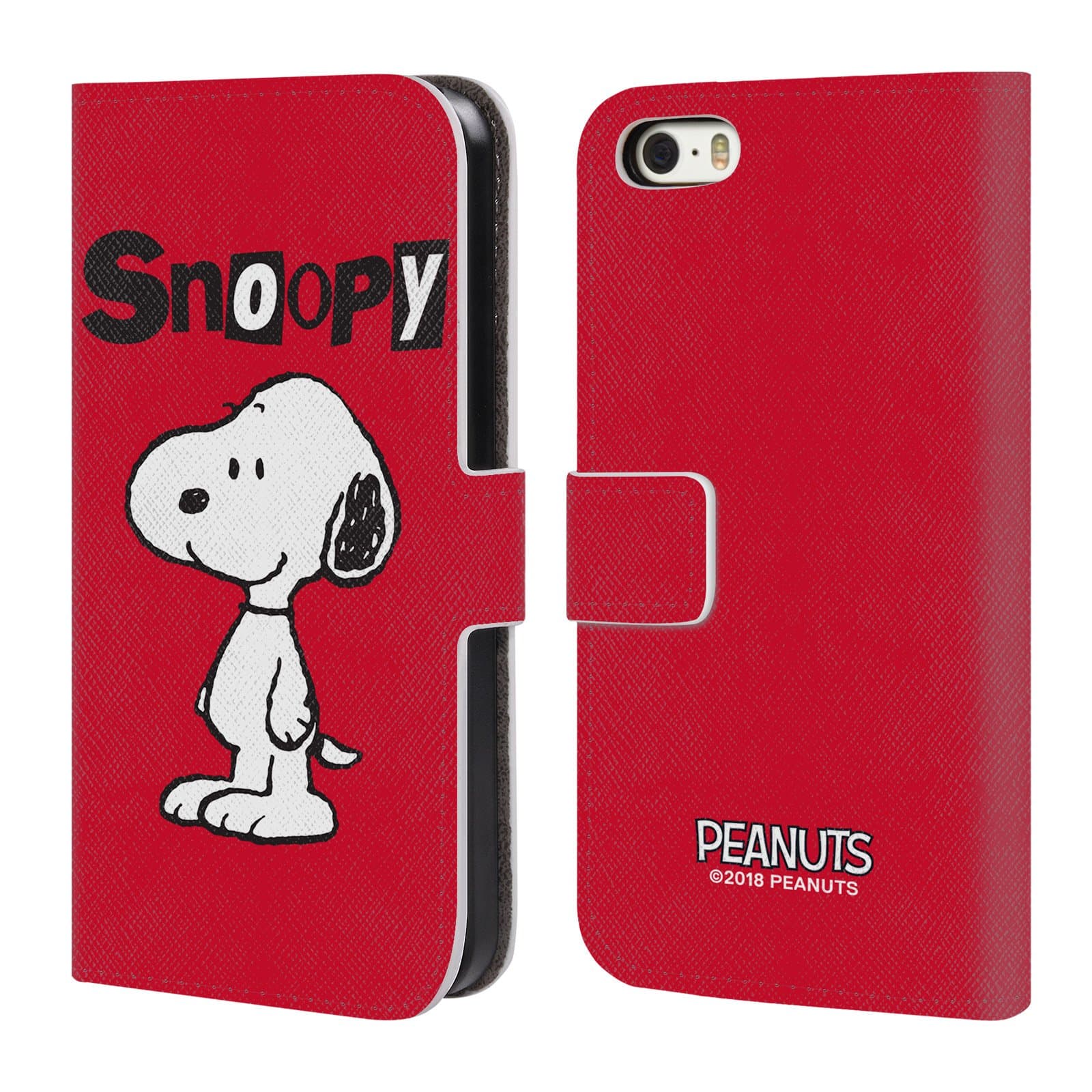 Head Case Designs Officially Licensed Peanuts Snoopy Characters Leather Book Wallet Case Cover Compatible With Apple iPhone 5 / iPhone 5s / iPhone SE 2016