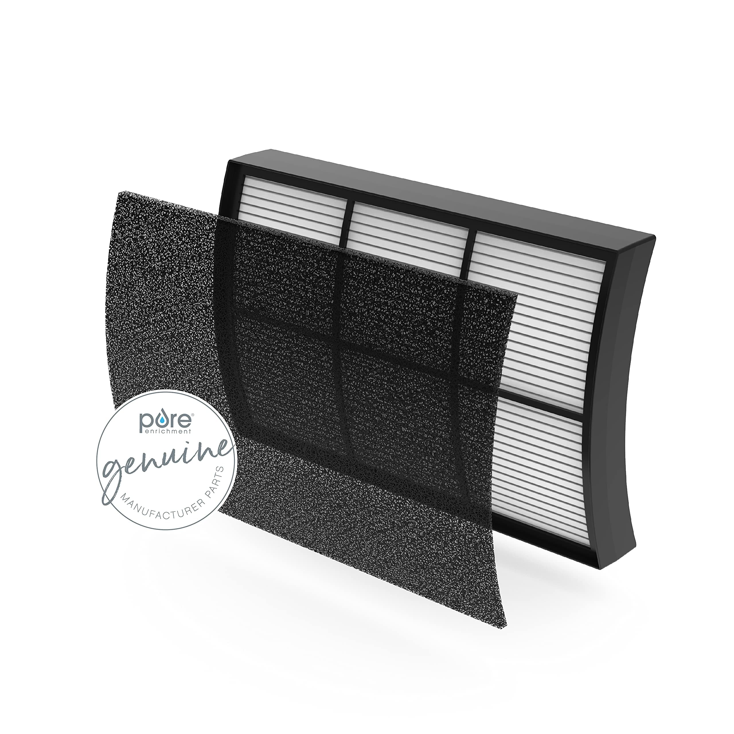 Pure Enrichment® Genuine 2-in-1 True HEPA Official Replacement Filter for The PureZone™ Breeze Tabletop Air Purifier (PECOMPAP)