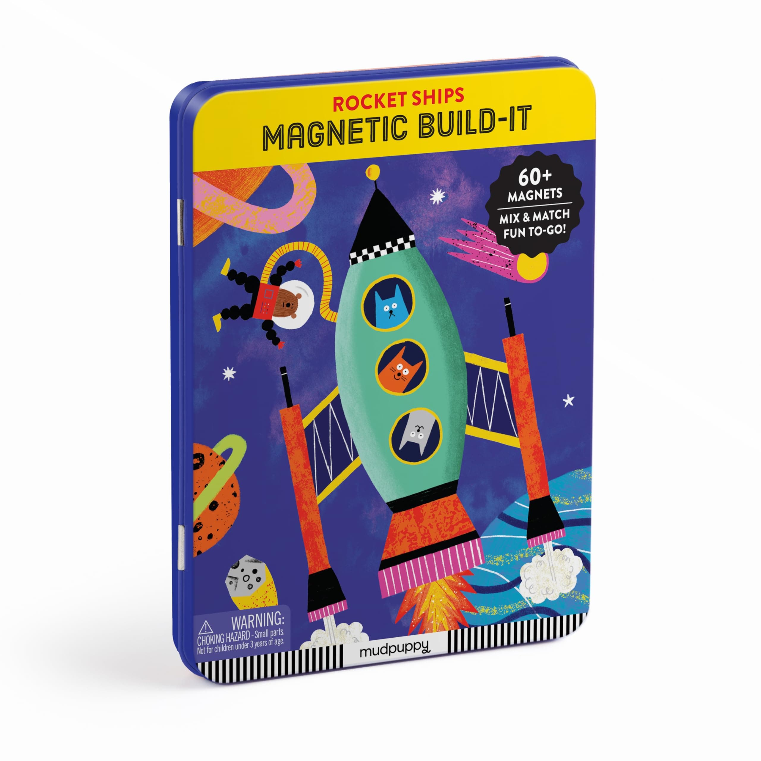MudPuppy Rocket Ships Magnetic Build-it