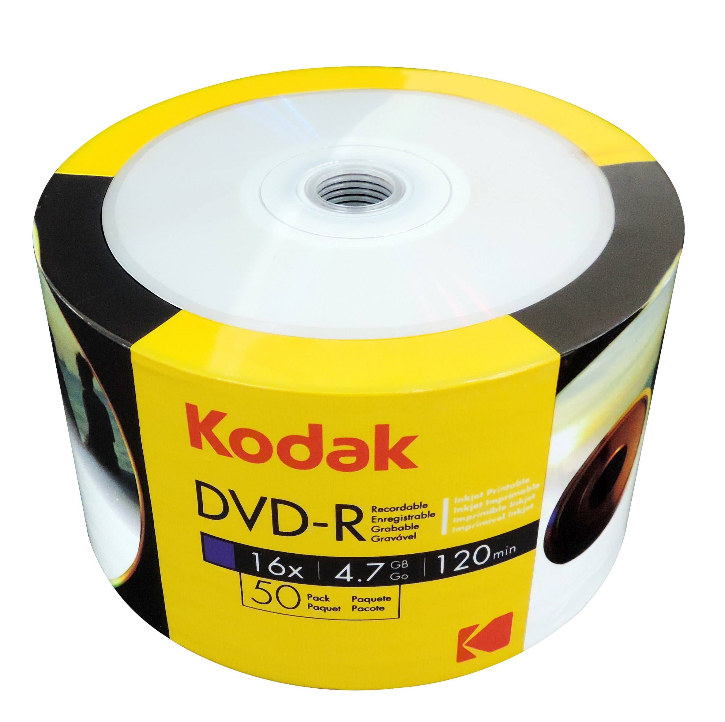 KODAK DVD-R 4.7GB Printable 50P