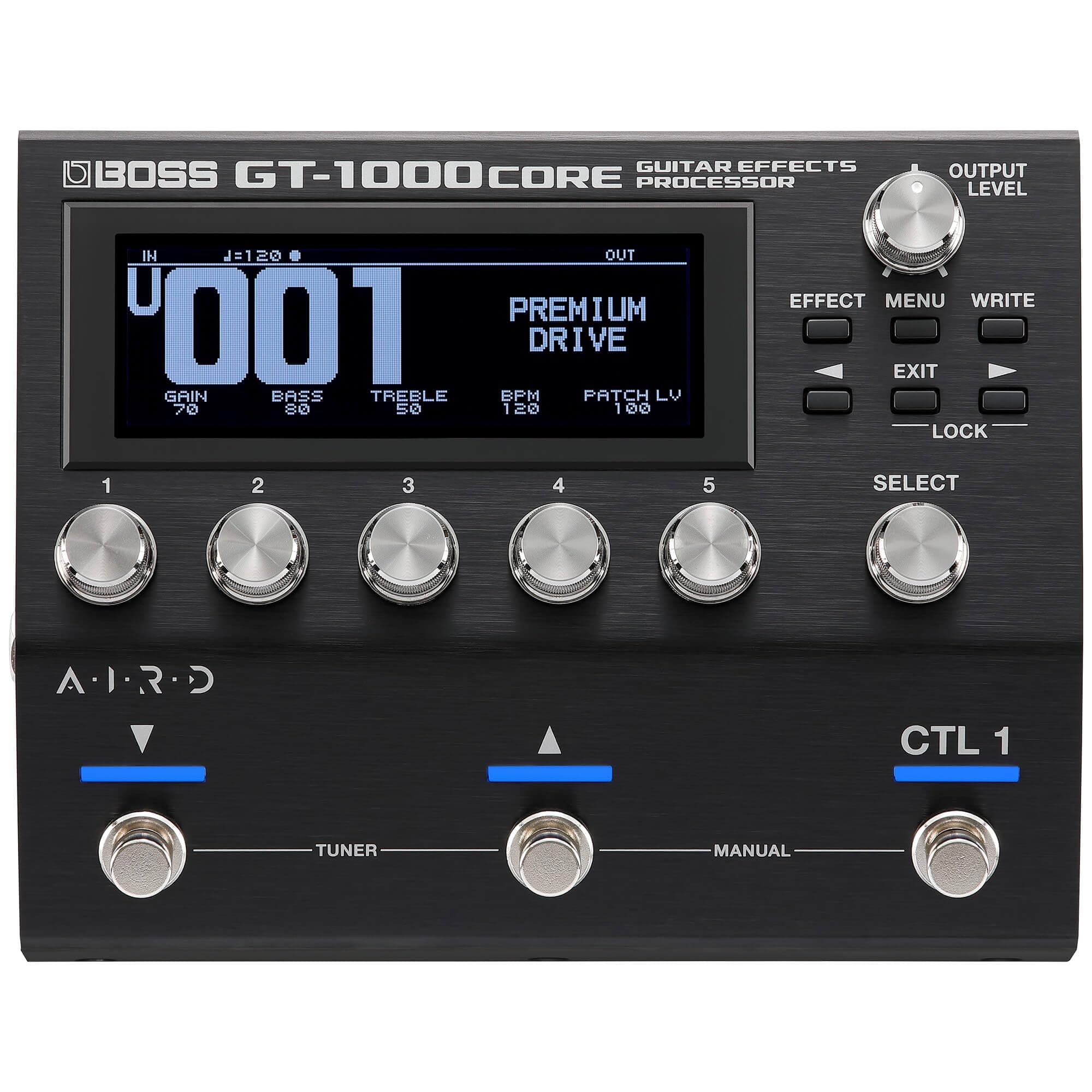 GT-1000CORE | Compact Guitar Effects Processor | Class-Leading Sound Quality | Ultra-Versatile Guitar Amps Crafted with AIRD | Premium Onboard Effects | Built-in Bluetooth | I/O Features