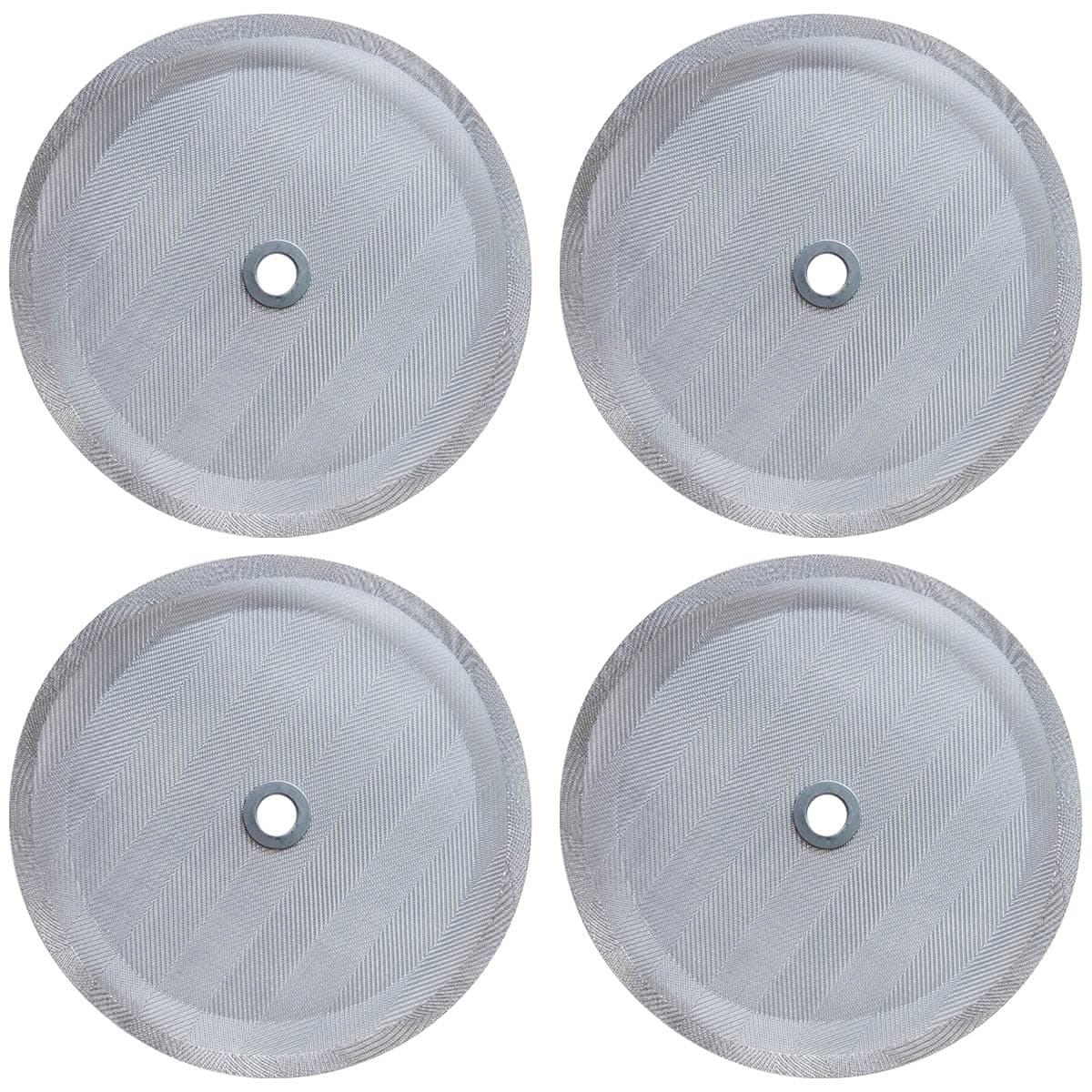 4 Pcs French Press Replacement Filter Screen, 4 Inch Reusable 304 Stainless Steel Mesh Filter for Bodum French Press Coffee Makers