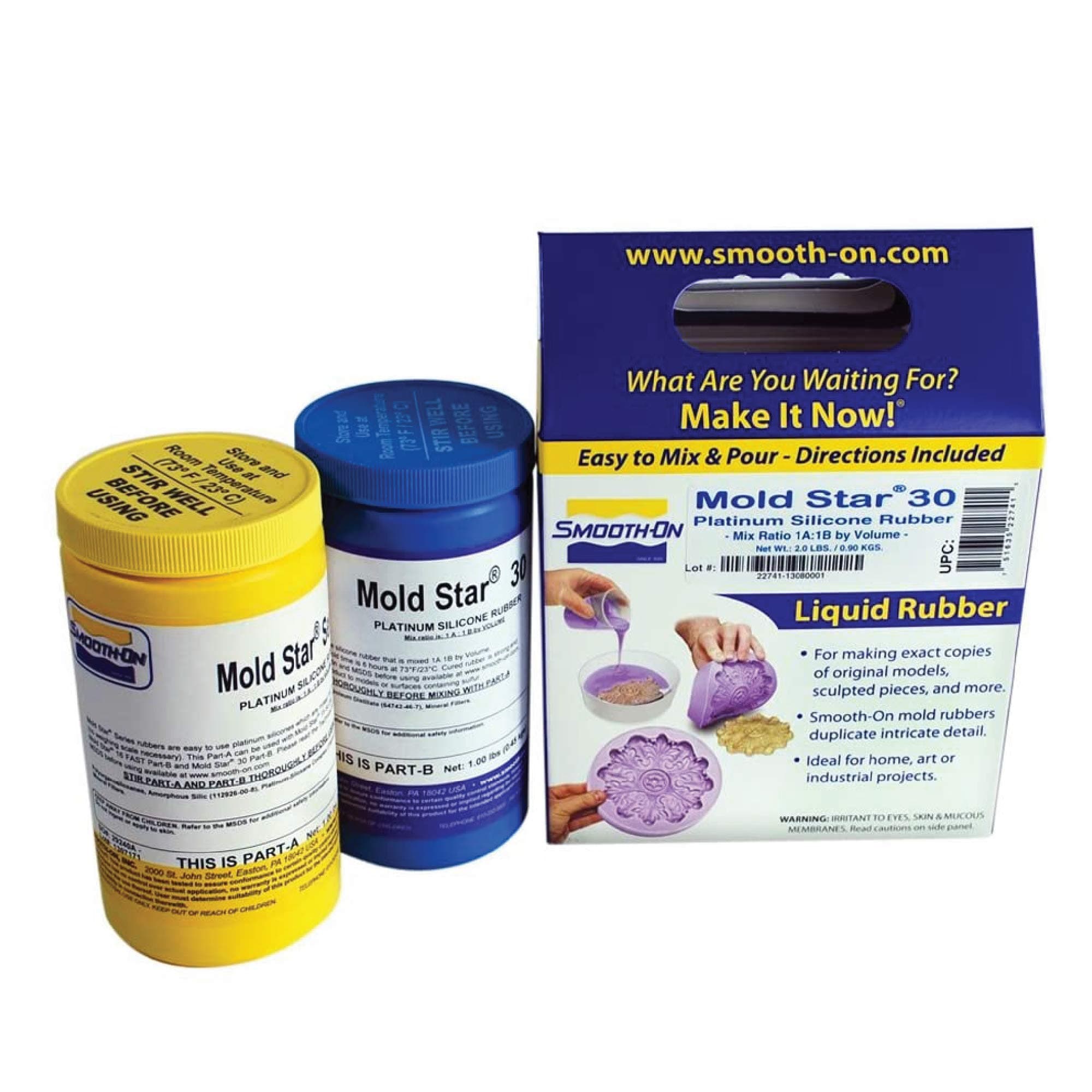 Smooth-On Mold Star 30 Mouldmaking Silicone Rubber - Trial Unit