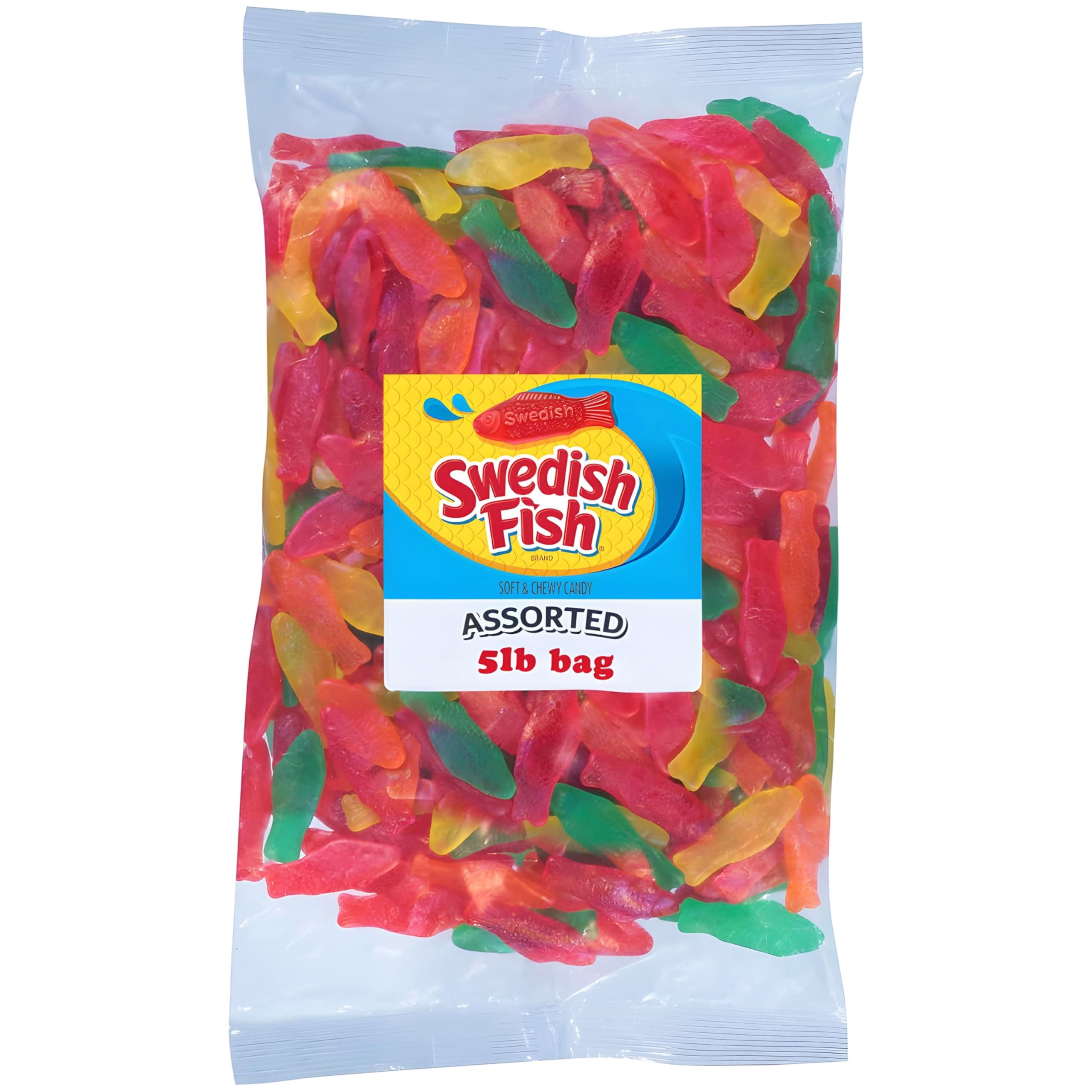 Assorted Soft & Chewy Gummy Candy, Bulk Candy, 5 lb