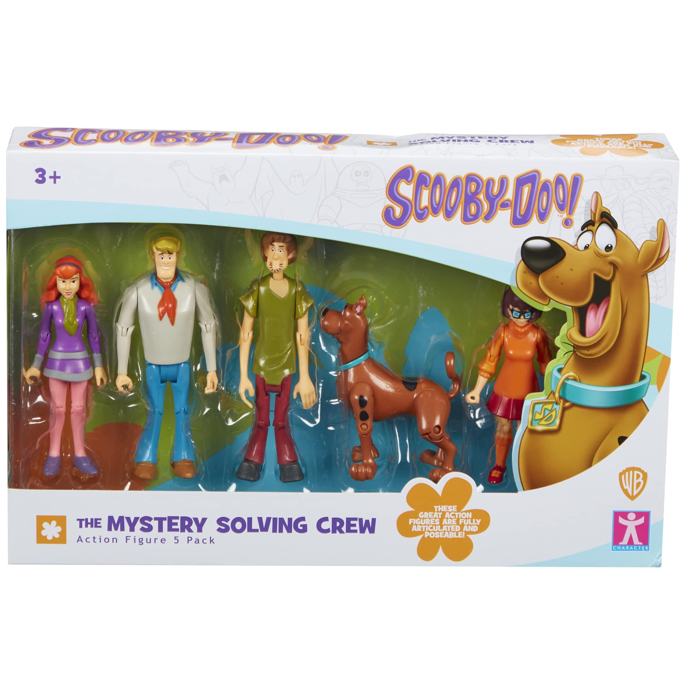 SCOOBY-DOO ACTION FIGURE MULTI PACK Scooby-Doo Toys, Action Figures, Shaggy, Scooby, Mystery Solving Crew