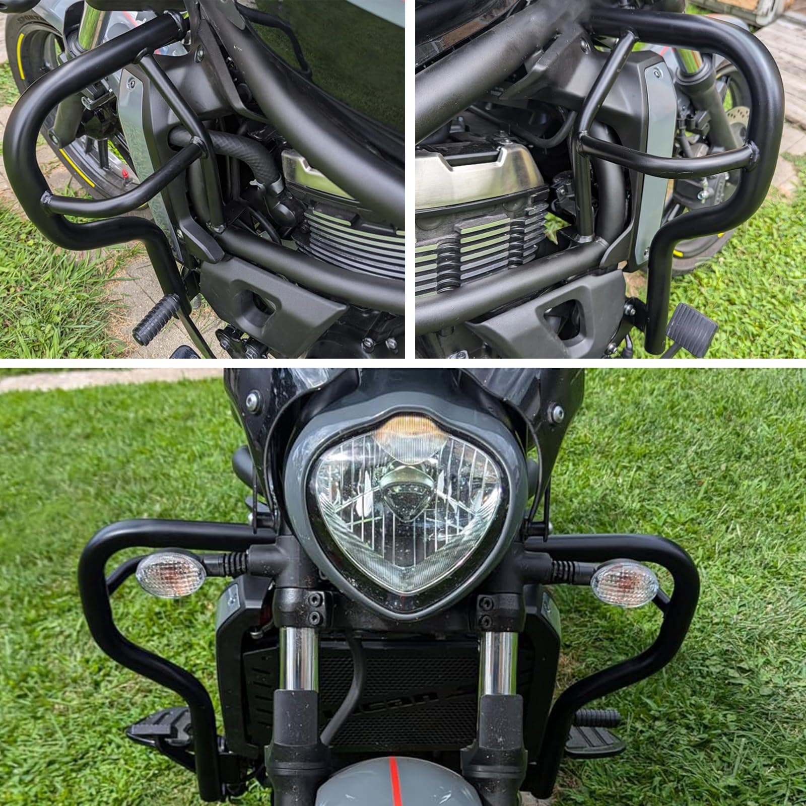 Motorcycle Highway Engine Guard Crash Bars Replacement for Kawasaki Vulcan S 650 VN650 EN650 2015-2026 Frame Falling Bumper Gas Tank Protectors