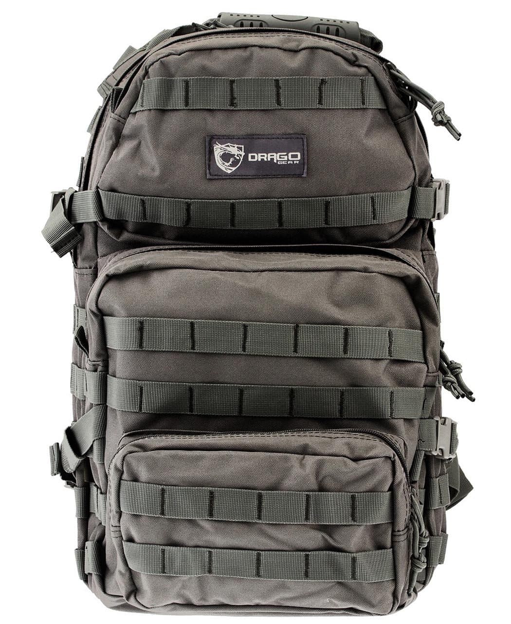 Drago Gear Unisex's Assault Backpack, Grey, XL