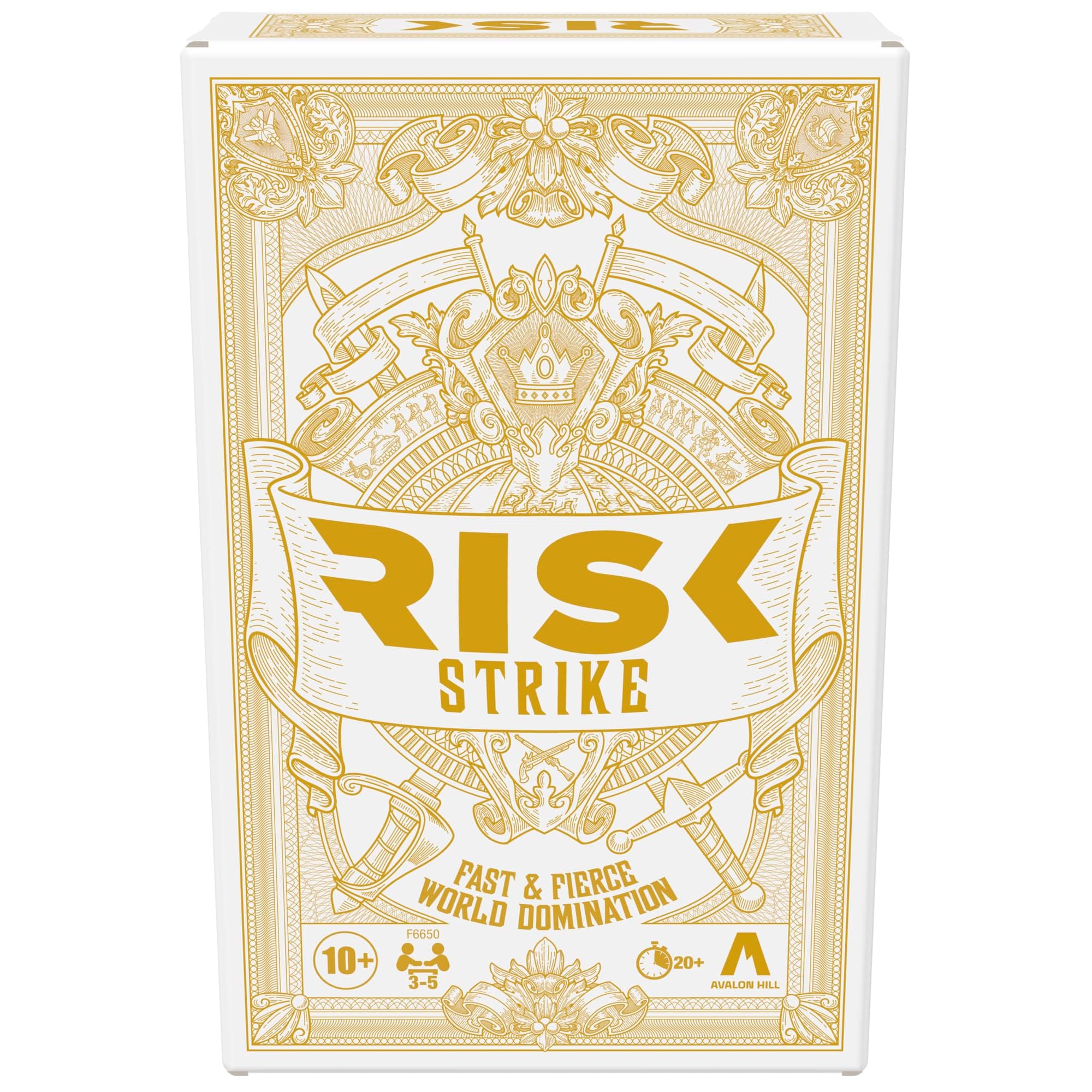 Hasbro Gaming Risk Strike Cards and Dice Game, Quick-Playing Strategy Card Game for 2-5 Players, 20 Min. Average, Family Games, Party Games