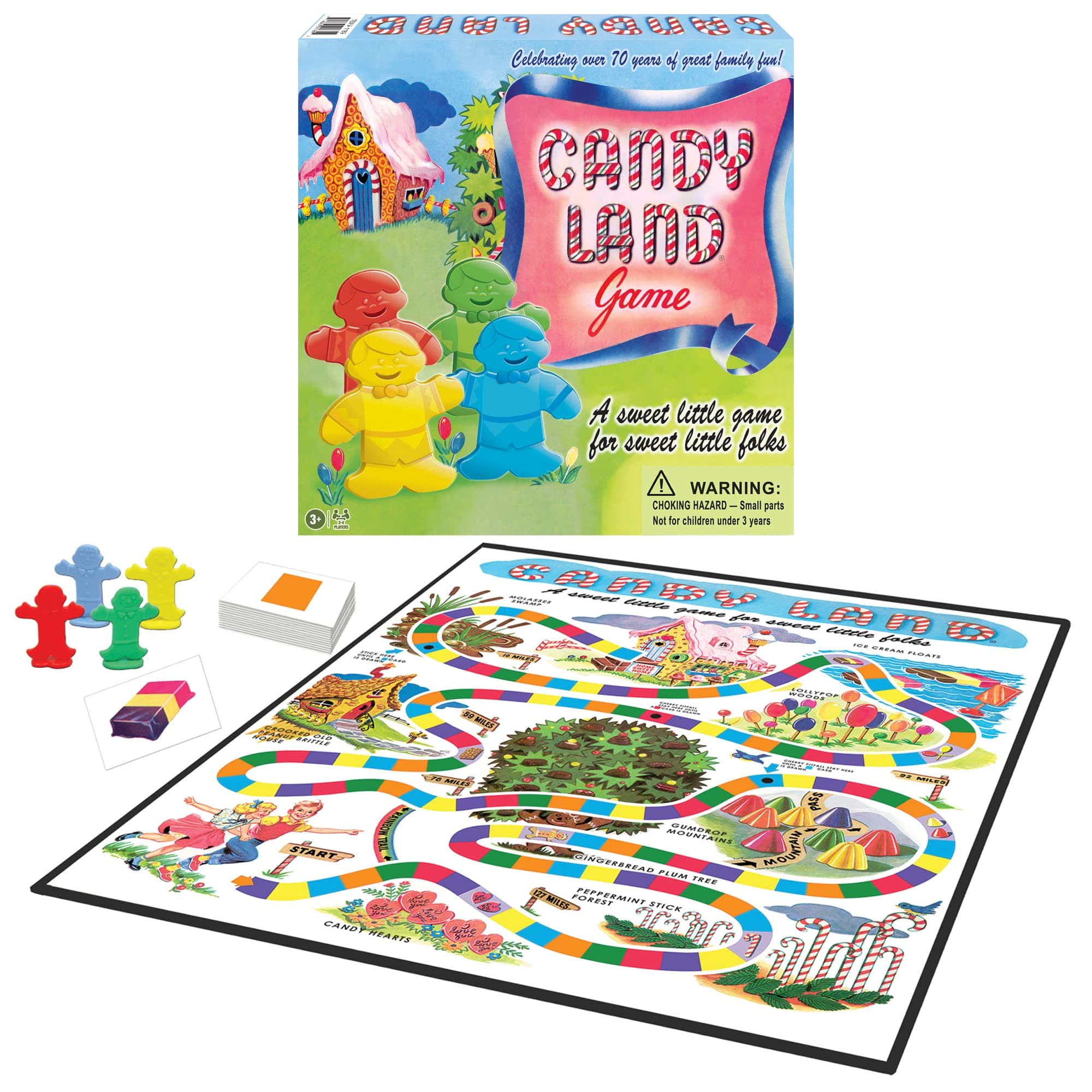 Games 1189 Candy Land 65th Anniversary Game, Multi, None