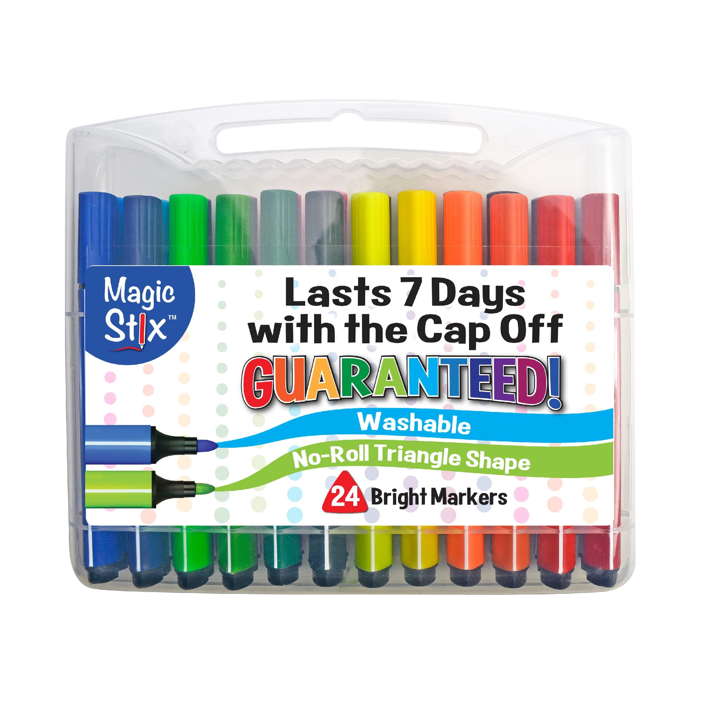 Magic Tri Stix 24 Color- Cap Off for 7 Days