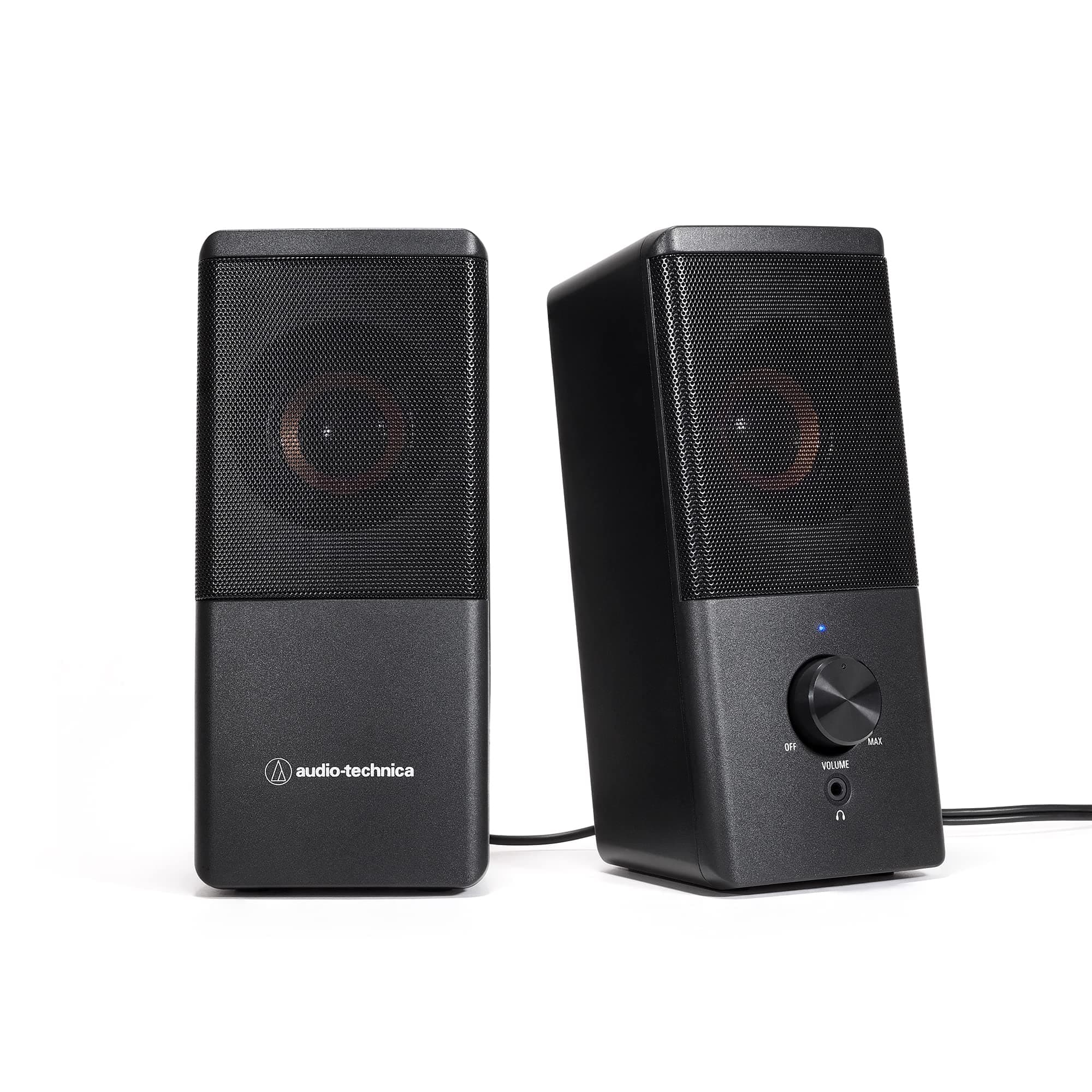 Audio Technica AT-SP95 Active Speaker for PC, Tablet, Record Player with USB Power, Space-Saving Design, Front Headphone Jack, Low Power Consumption, High Output