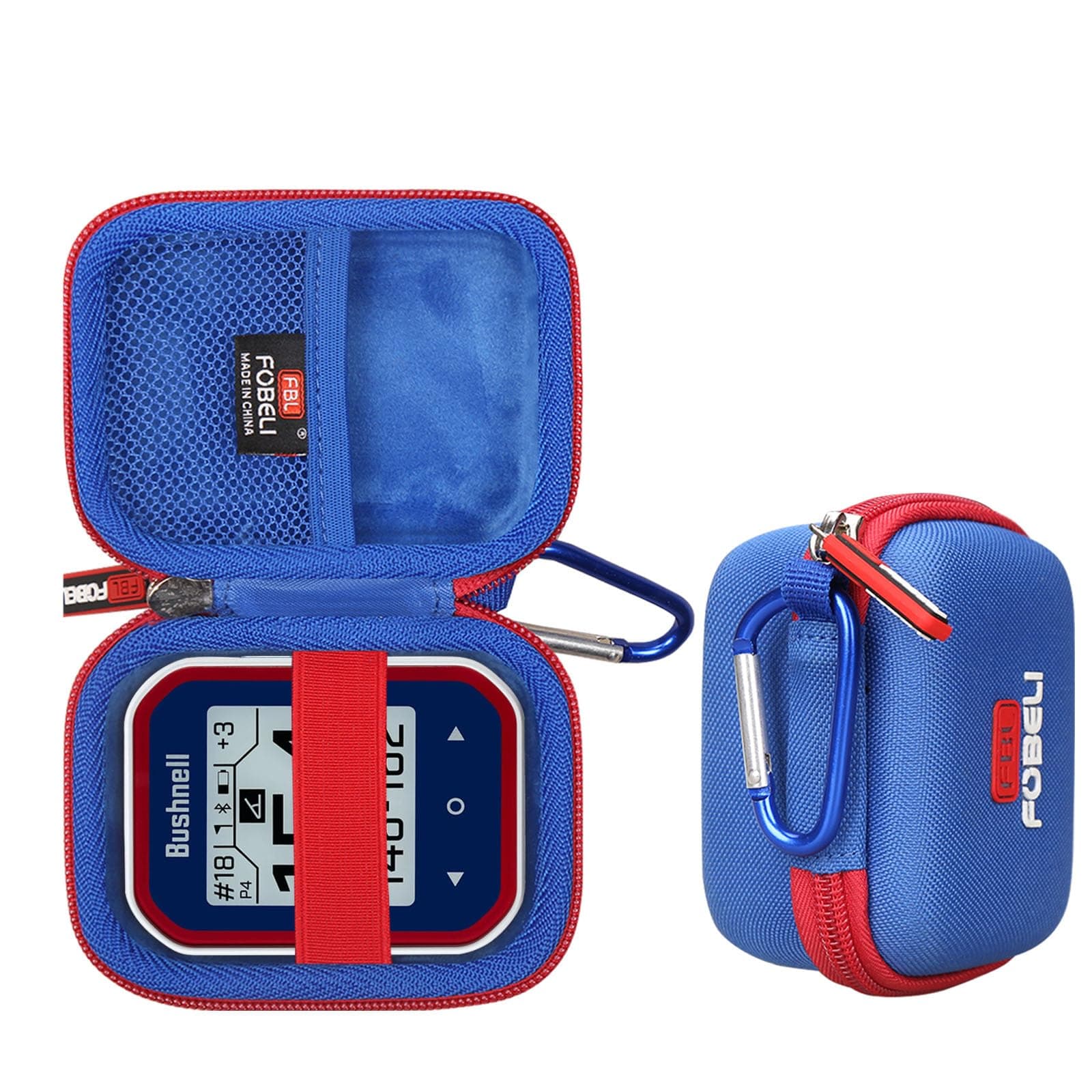 FBLFOBELI GPS Case for Bushnell Golf Phantom 2&3 Slope/for Swami KISS 2.0 Golf Handheld GPS Rangefinder (Case Only) (Blue)