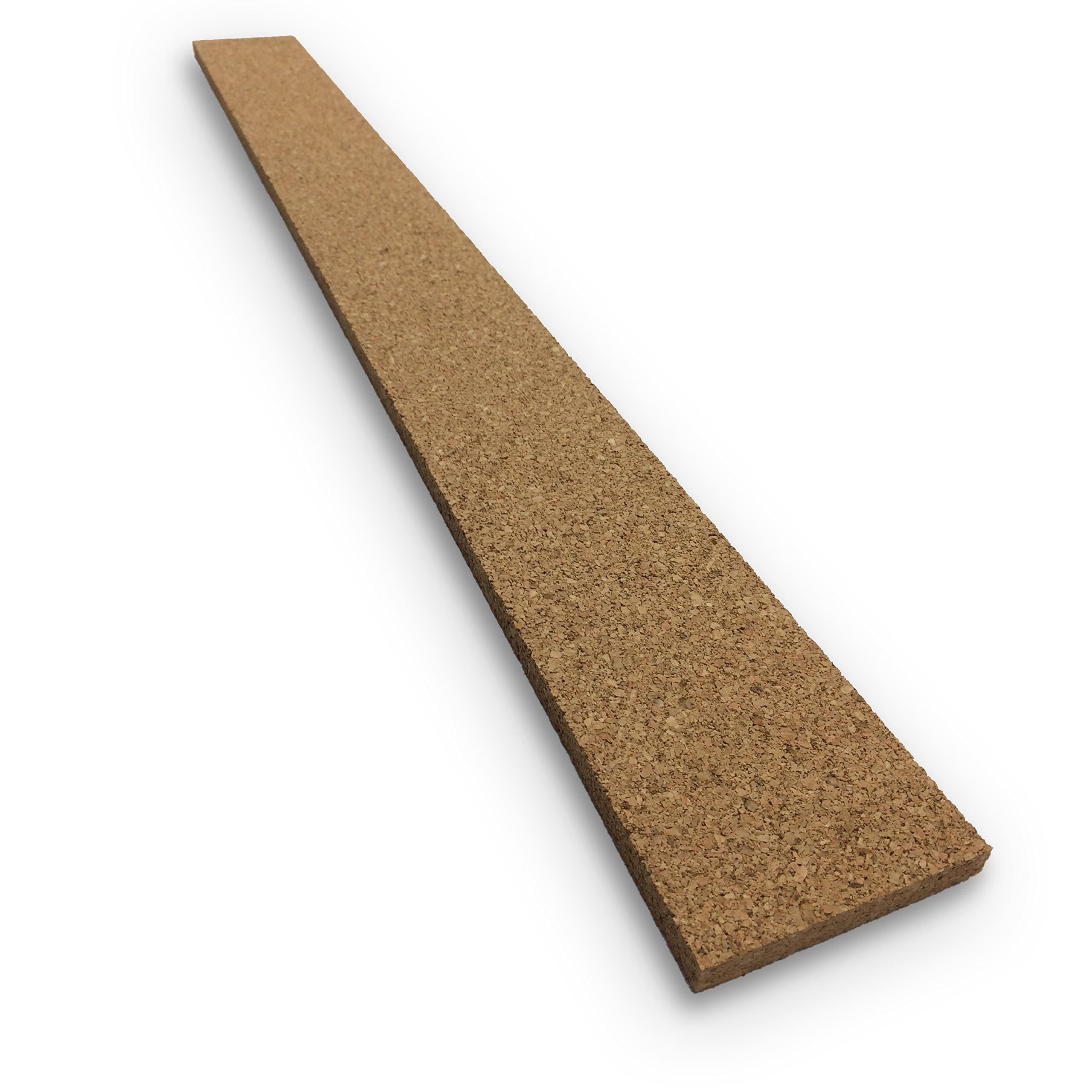 Jelinek Cork Thick Bulletin Board Strips (4 Pack) 36 x 3.5 x 0.5 inches