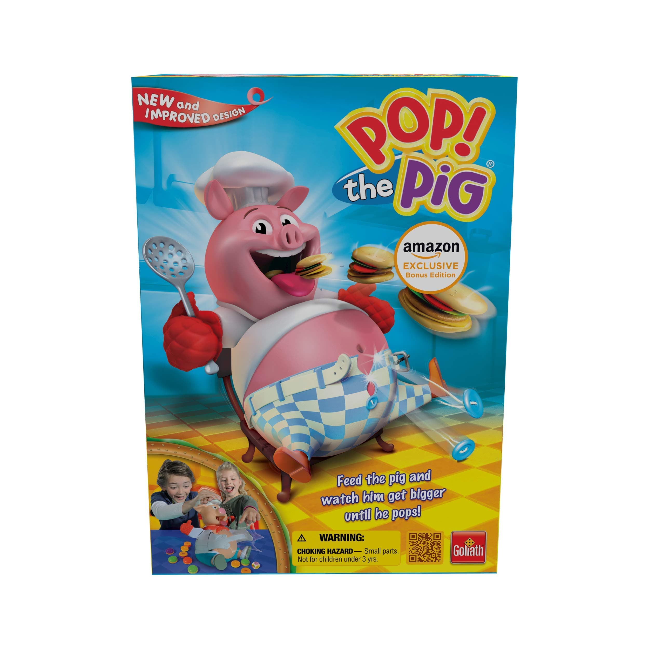 Goliath Games Pop The Pig with 24 pc Puzzle Kids Games | For ages 4+ | For 2-6 players