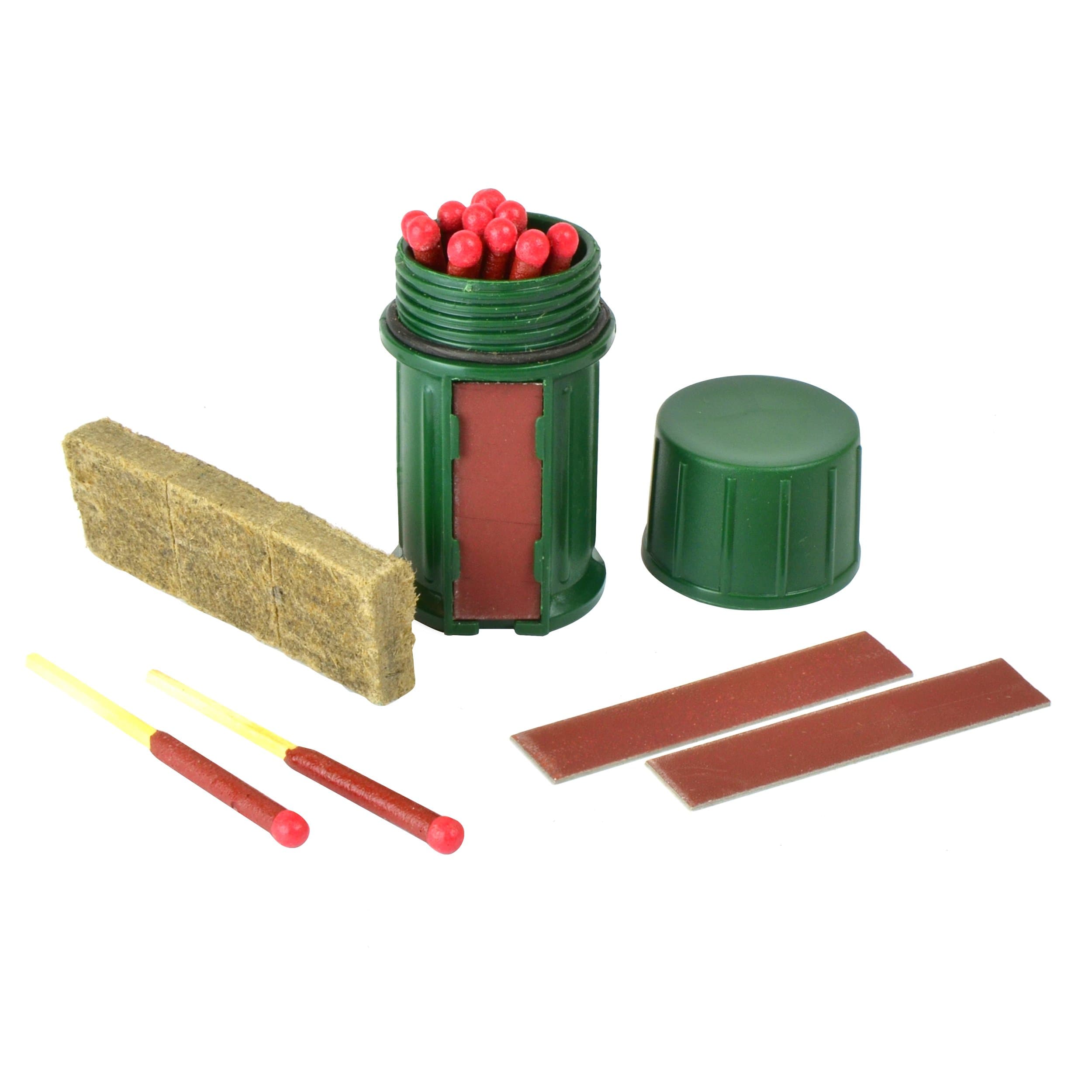 UCO Firestarter Kit, Includes Match Case, Sweetfire Tinder, and 12 Hurricane Matches