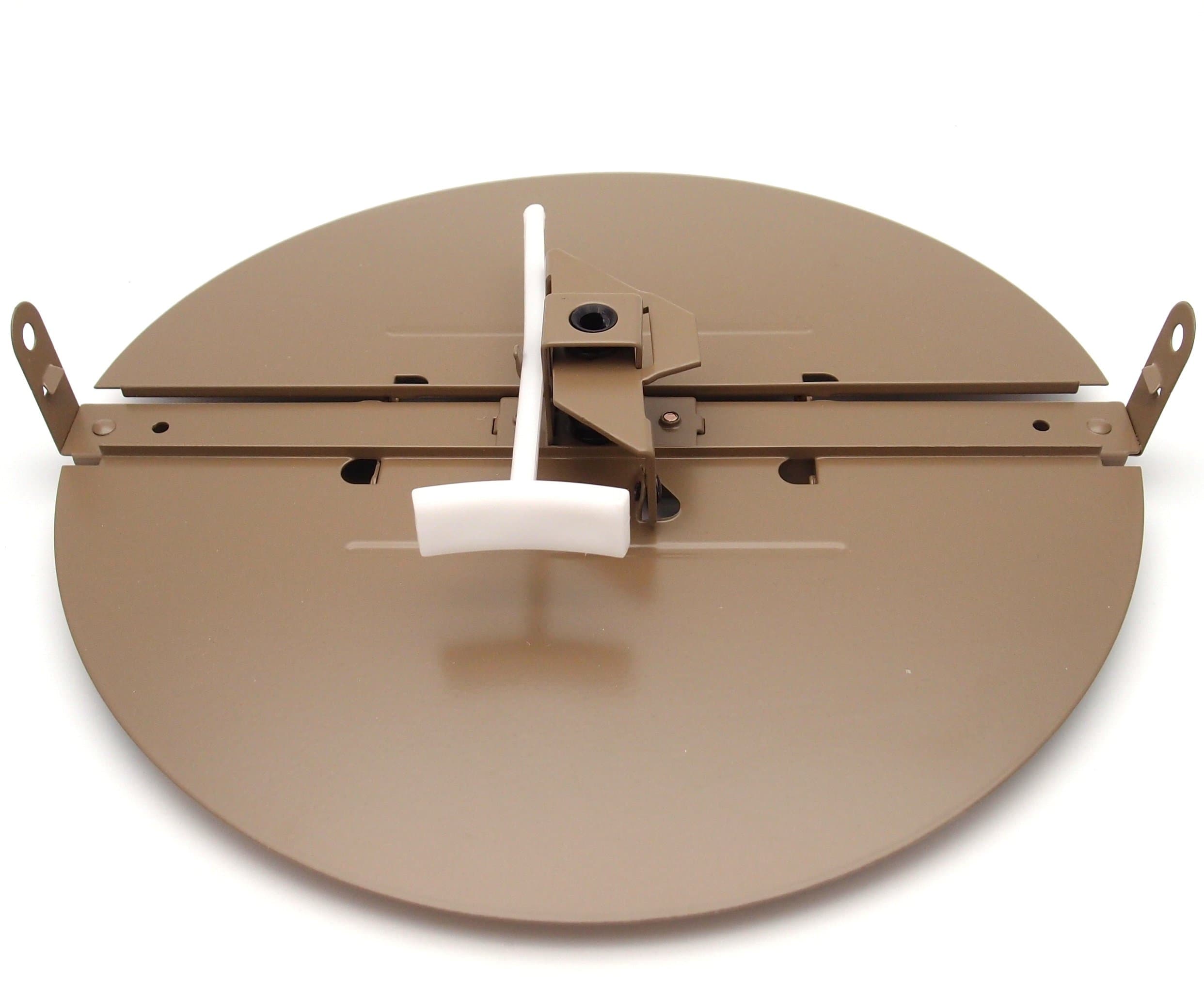 HVAC Premium 8" Butterfly Damper - Control Your Airflow on Drop Ceiling grilles of 24x24 (8" Round Duct Opening)