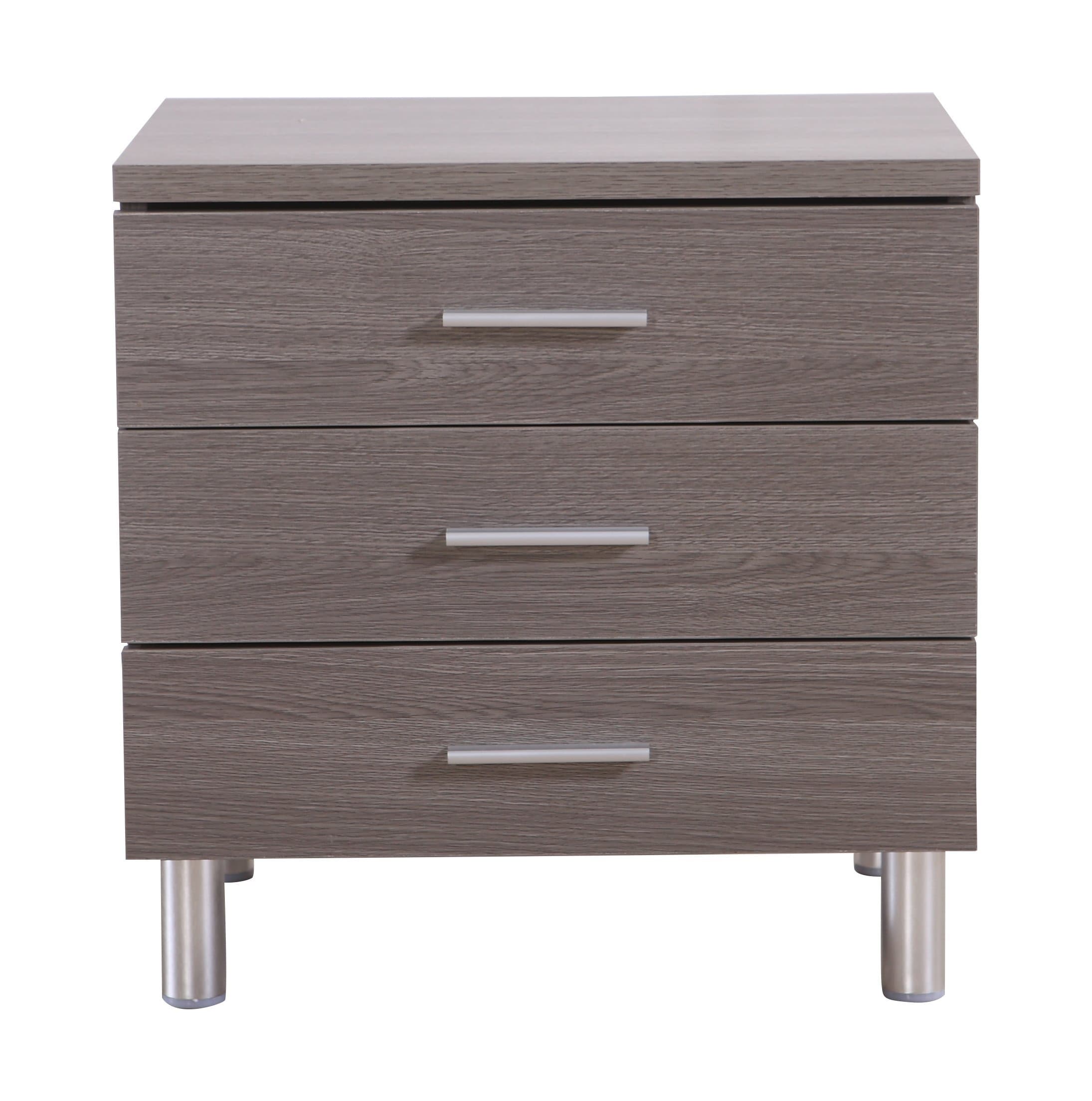 Nightstand (Set of 2), 20", Grey