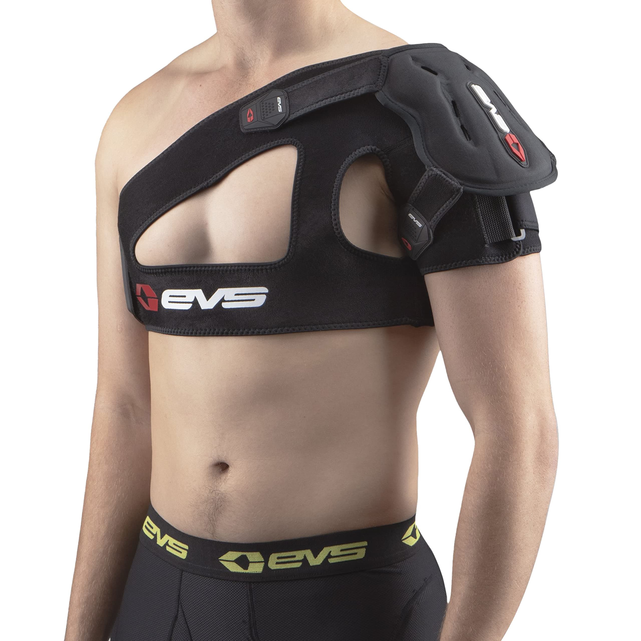 EVS SPORTS SB04 Shoulder Brace | Adjustable Compression with X-Strap Stabilizer for Injury Support