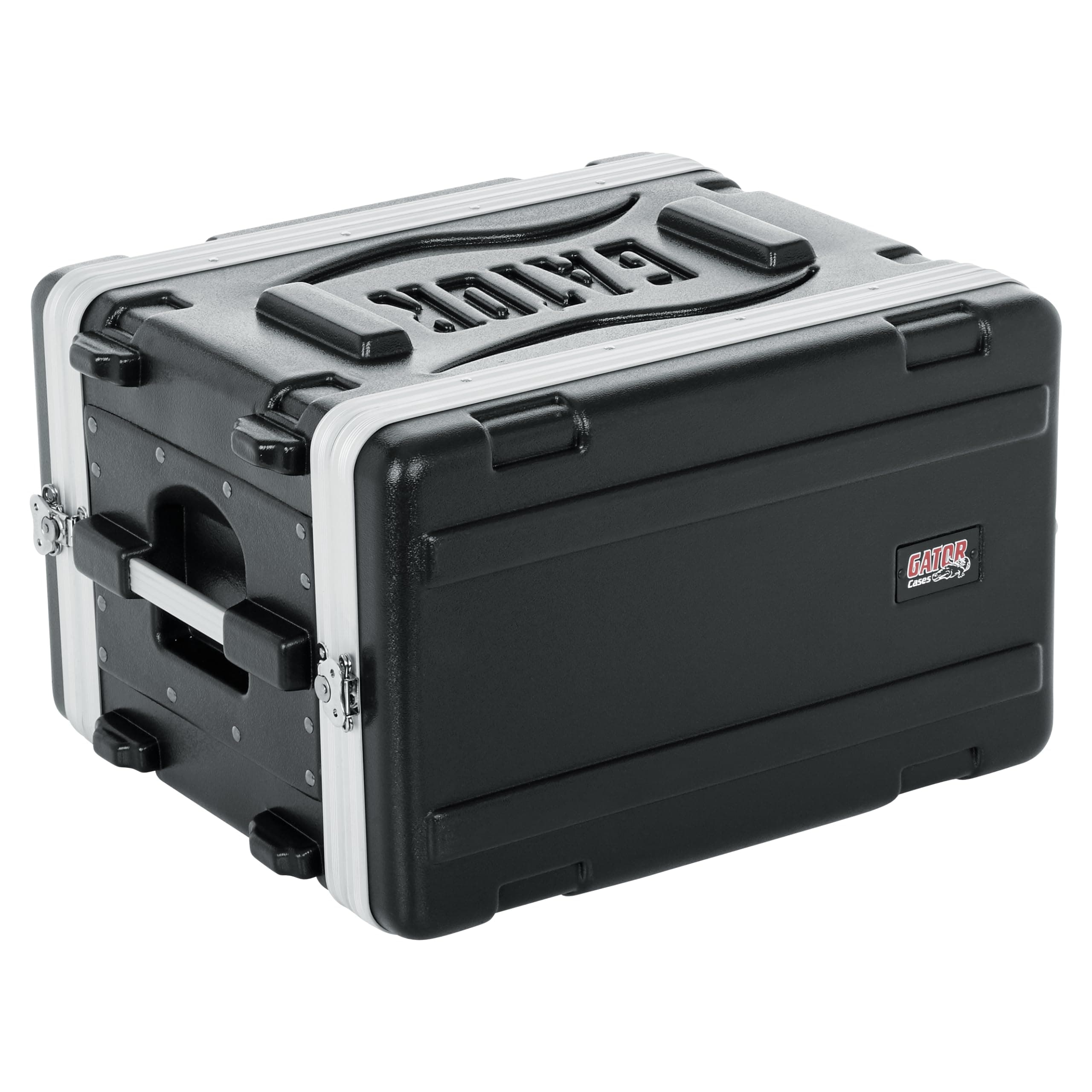 Gator Molded PE 6U 14.25 inch Deep Rack Case with Front/Rear Rails and Locking