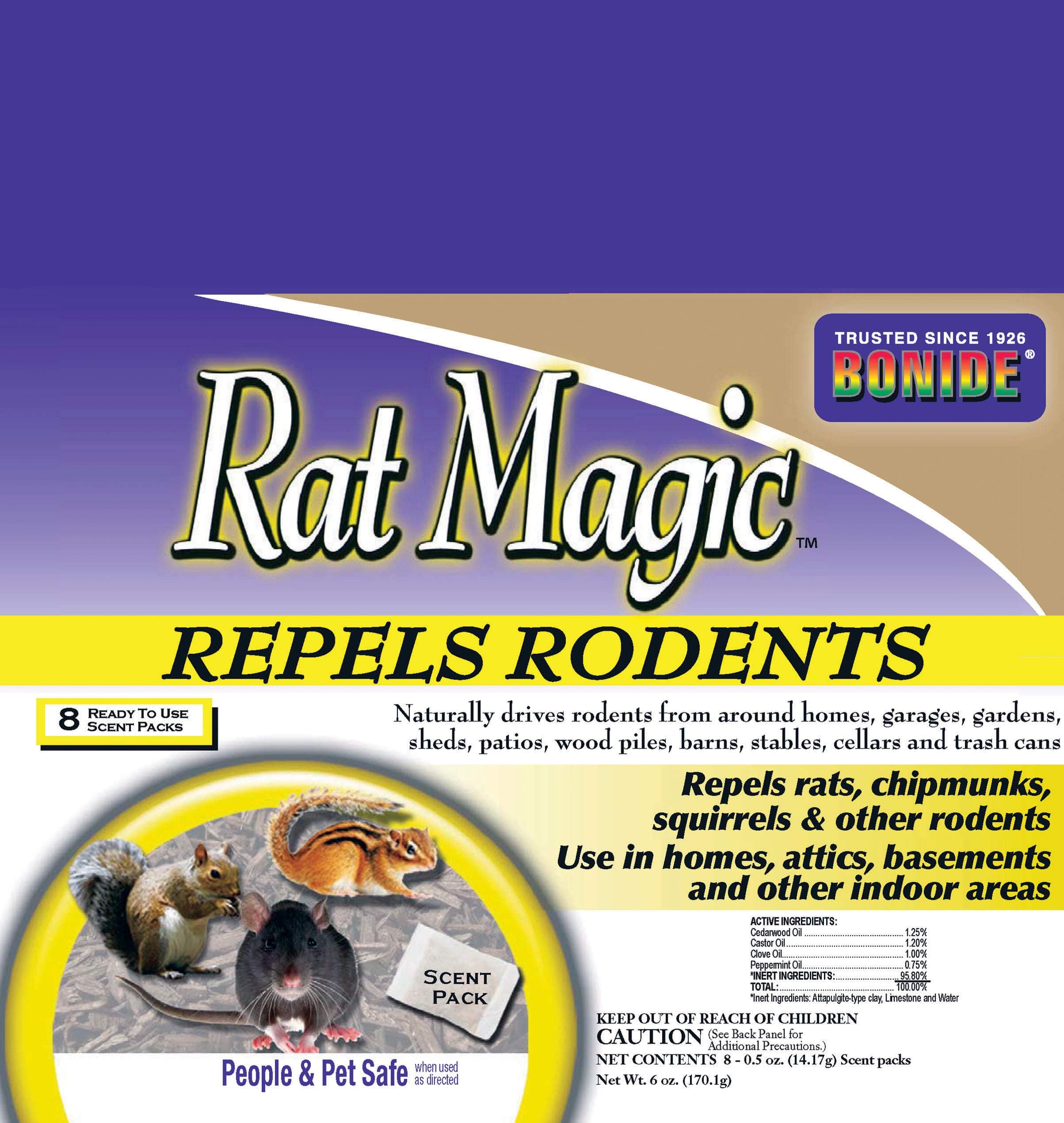 Bonide 8636 1.5oz Rat Magic Scent Packs