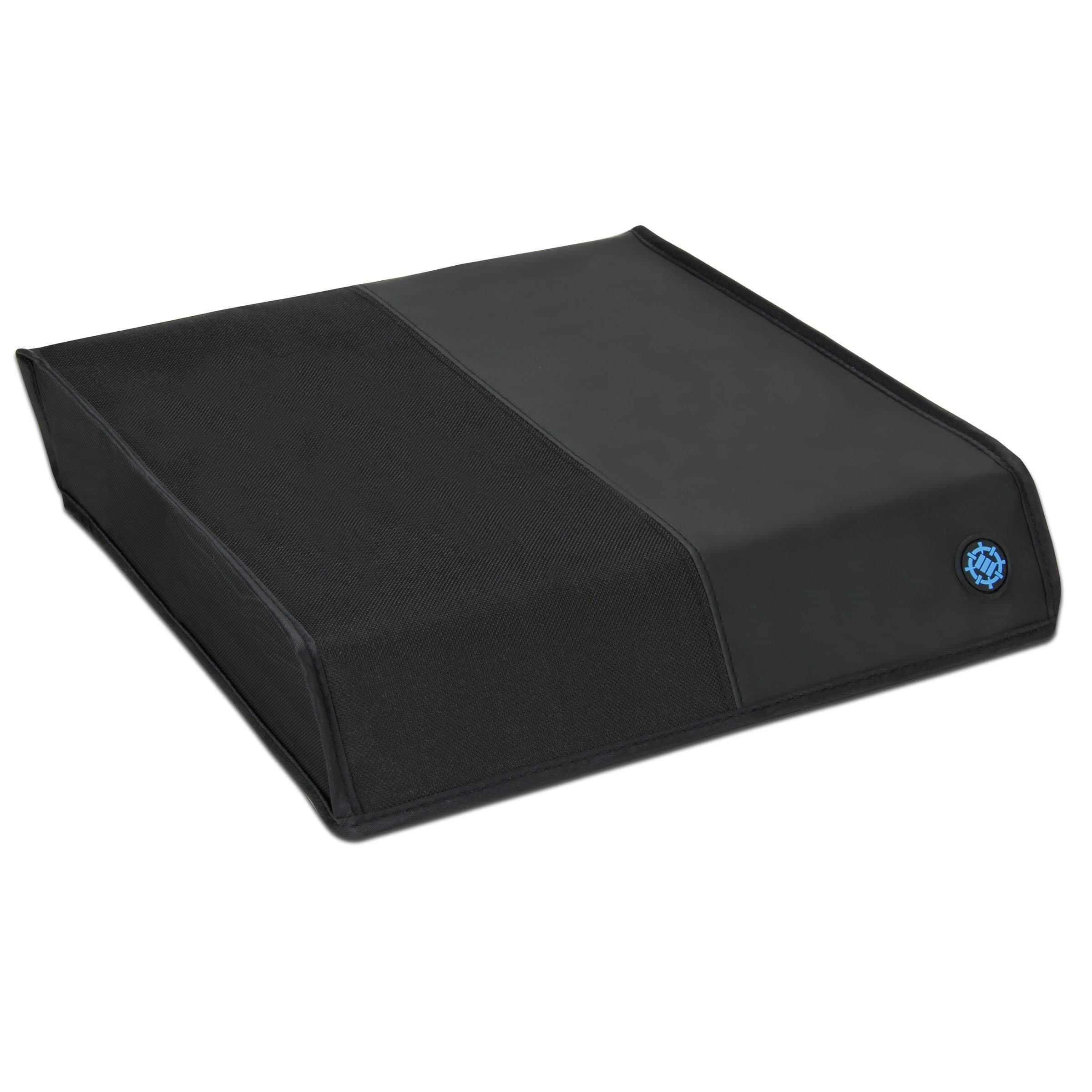 ENHANCE PS4 Dust Cover PlayStation 4 Console Protector with Breathable Design for Rapid Heat Release , Complete Rear Port Access , Form-Fitting Design and Reinforced Construction (Black , Horizontal)